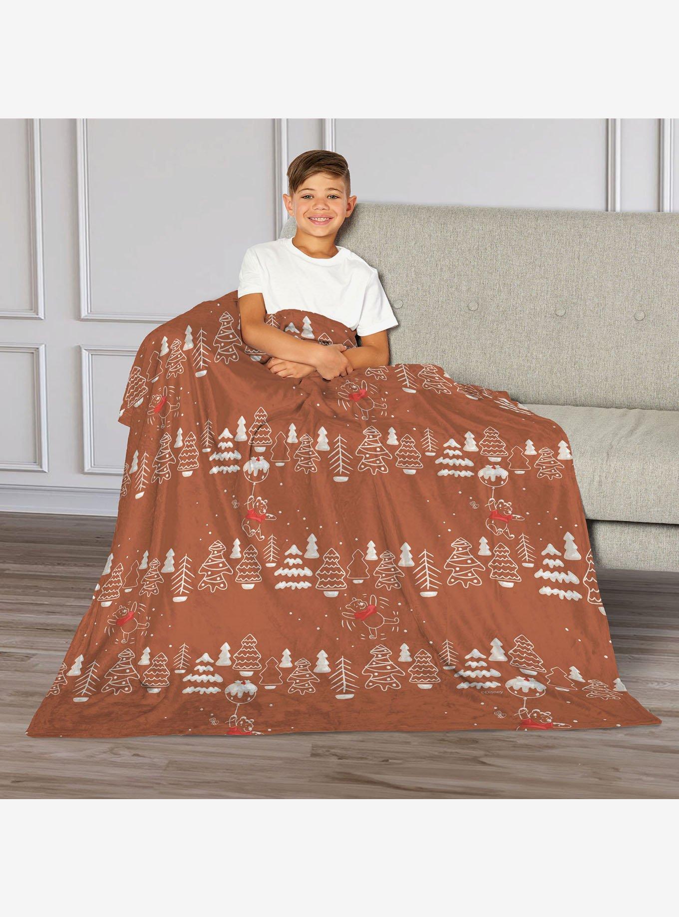 Disney Winnie the Pooh Gingerbread Pooh 40" Silk Touch Throw Blanket, , alternate
