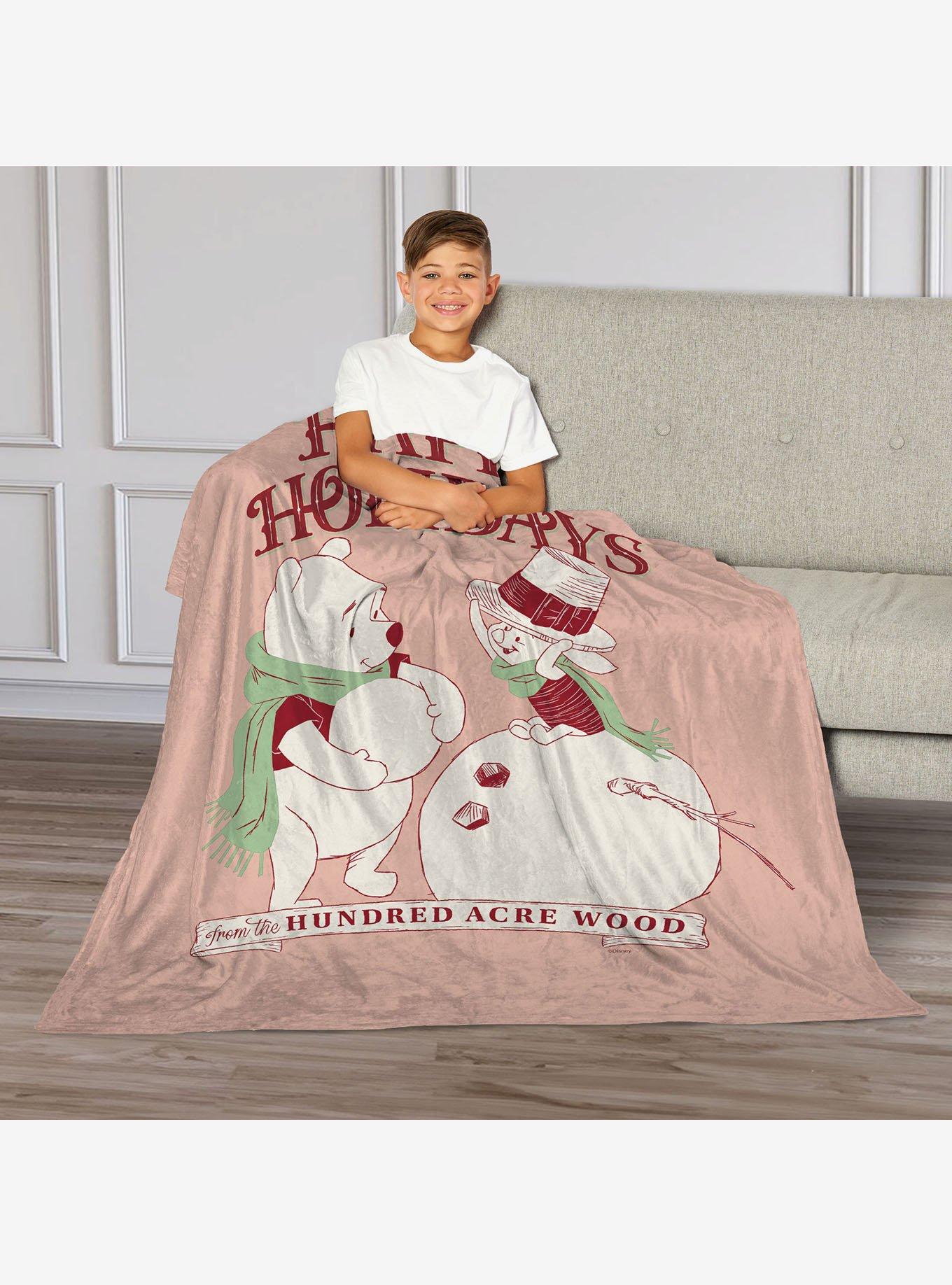 Disney Winnie the Pooh Pooh Christmas 40" Silk Touch Throw Blanket, , alternate