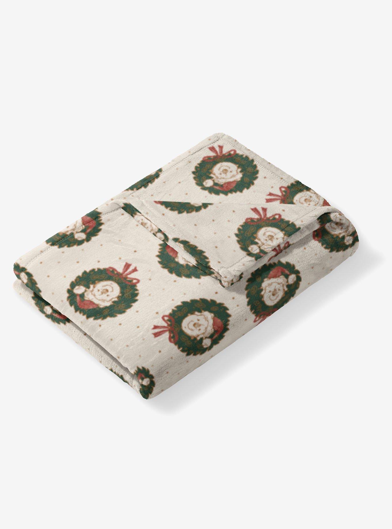 Disney Winnie the Pooh Pooh Wreath 40" Silk Touch Throw Blanket, , alternate