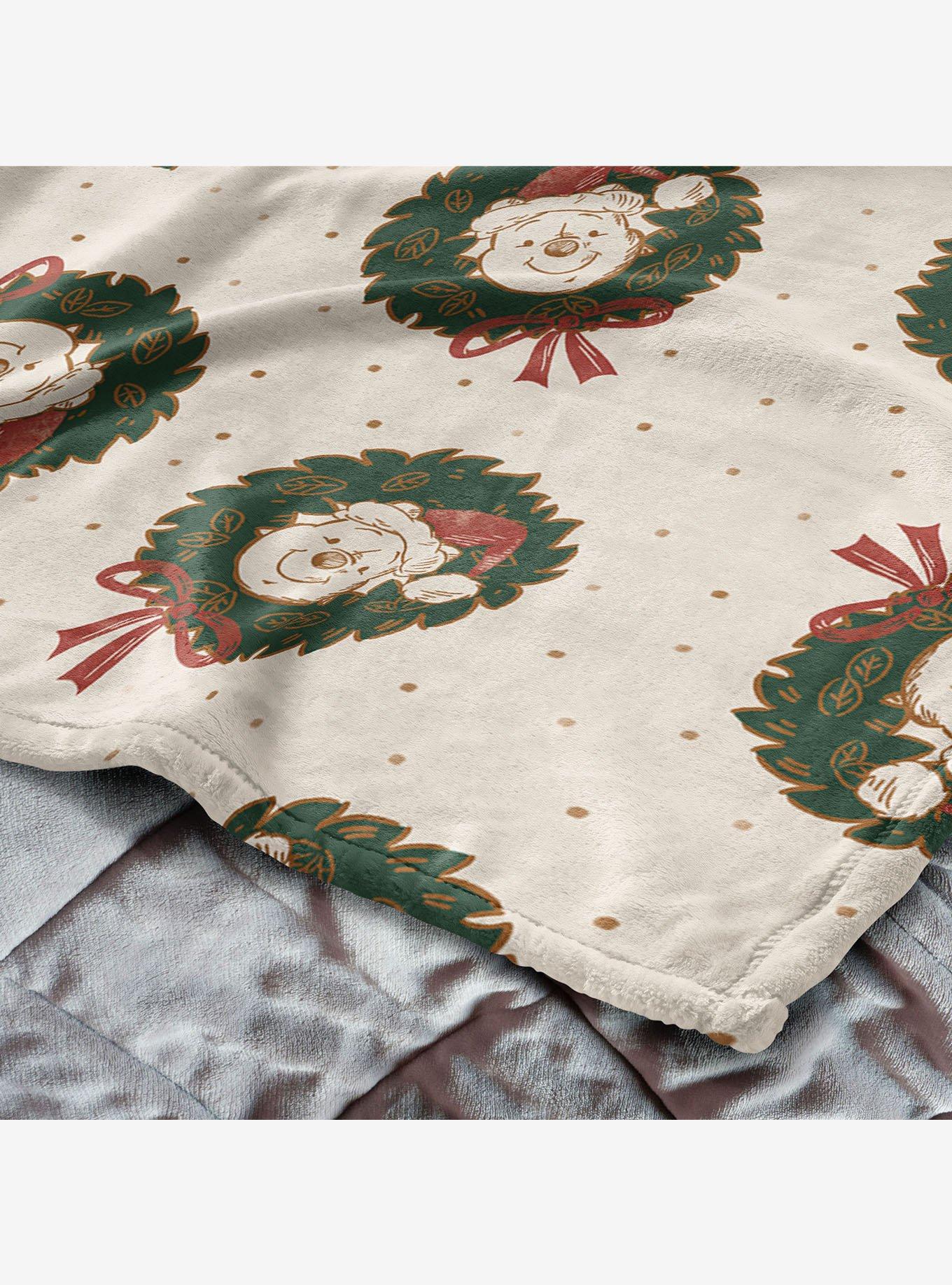 Disney Winnie the Pooh Pooh Wreath 40" Silk Touch Throw Blanket, , alternate