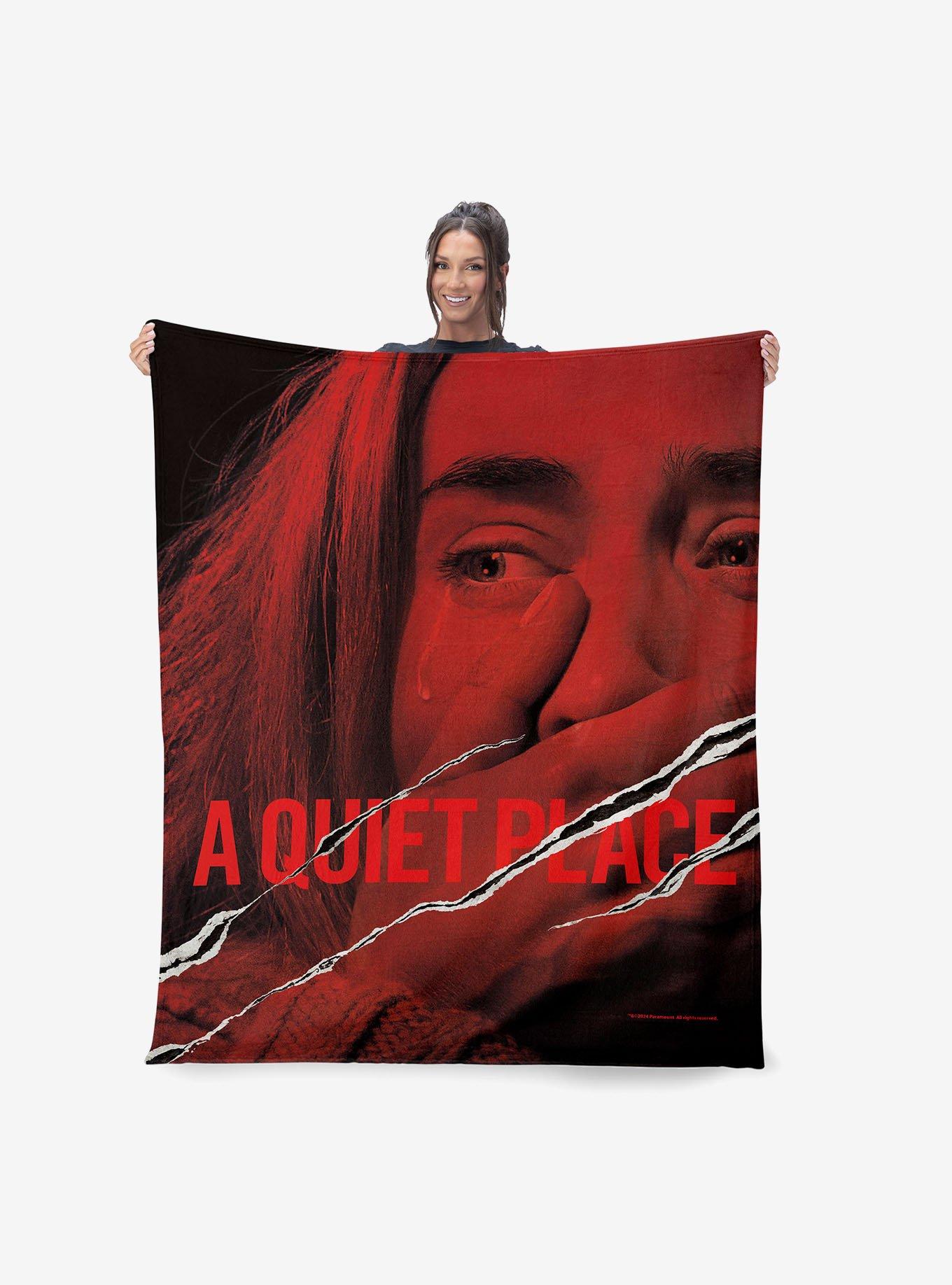 A Quiet Place Movie Poster Silk Touch Throw Blanket, , alternate