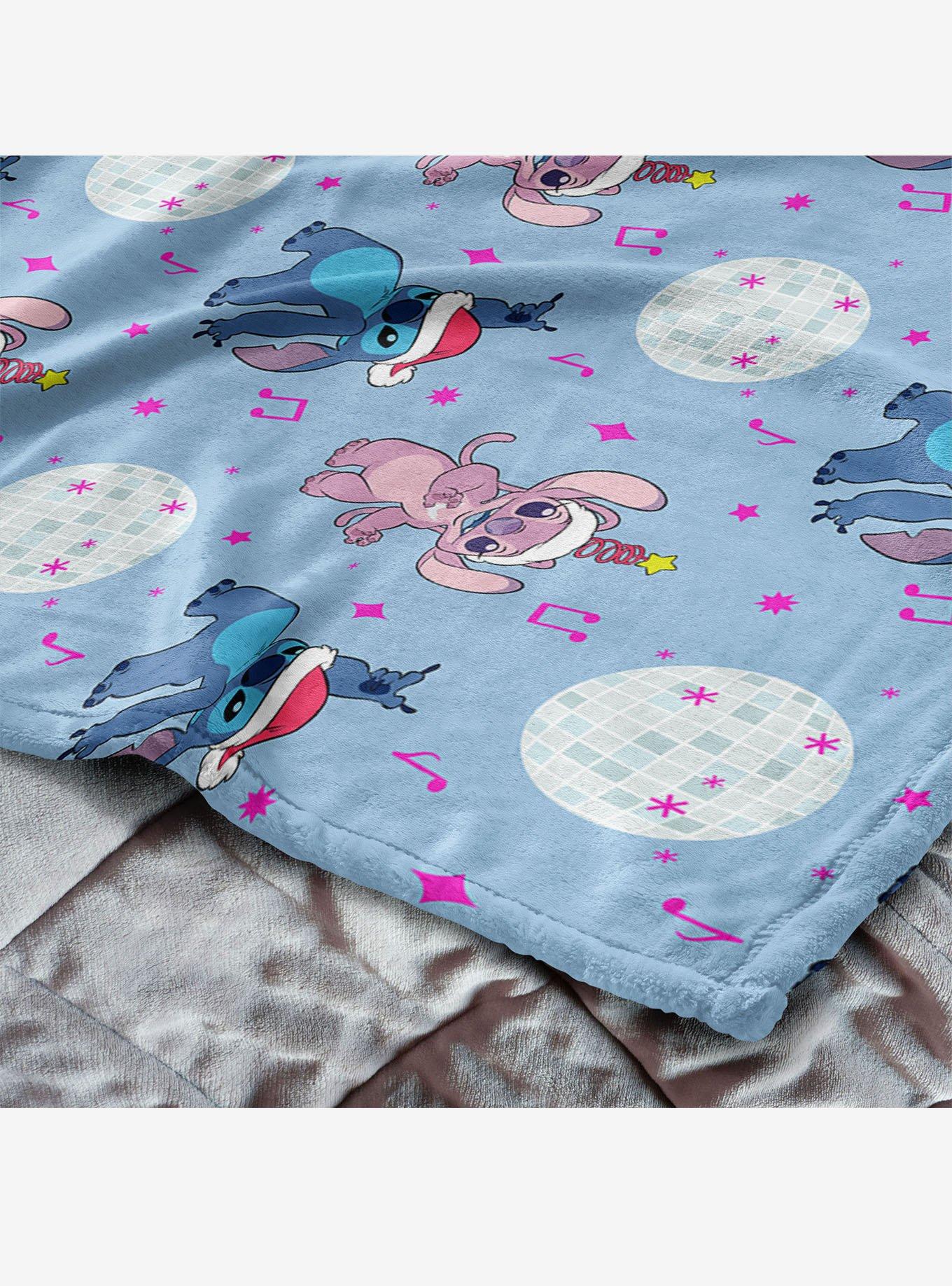 Disney Lilo & Stitch Disco Holiday 50" Silk Touch Throw Blanket, , alternate