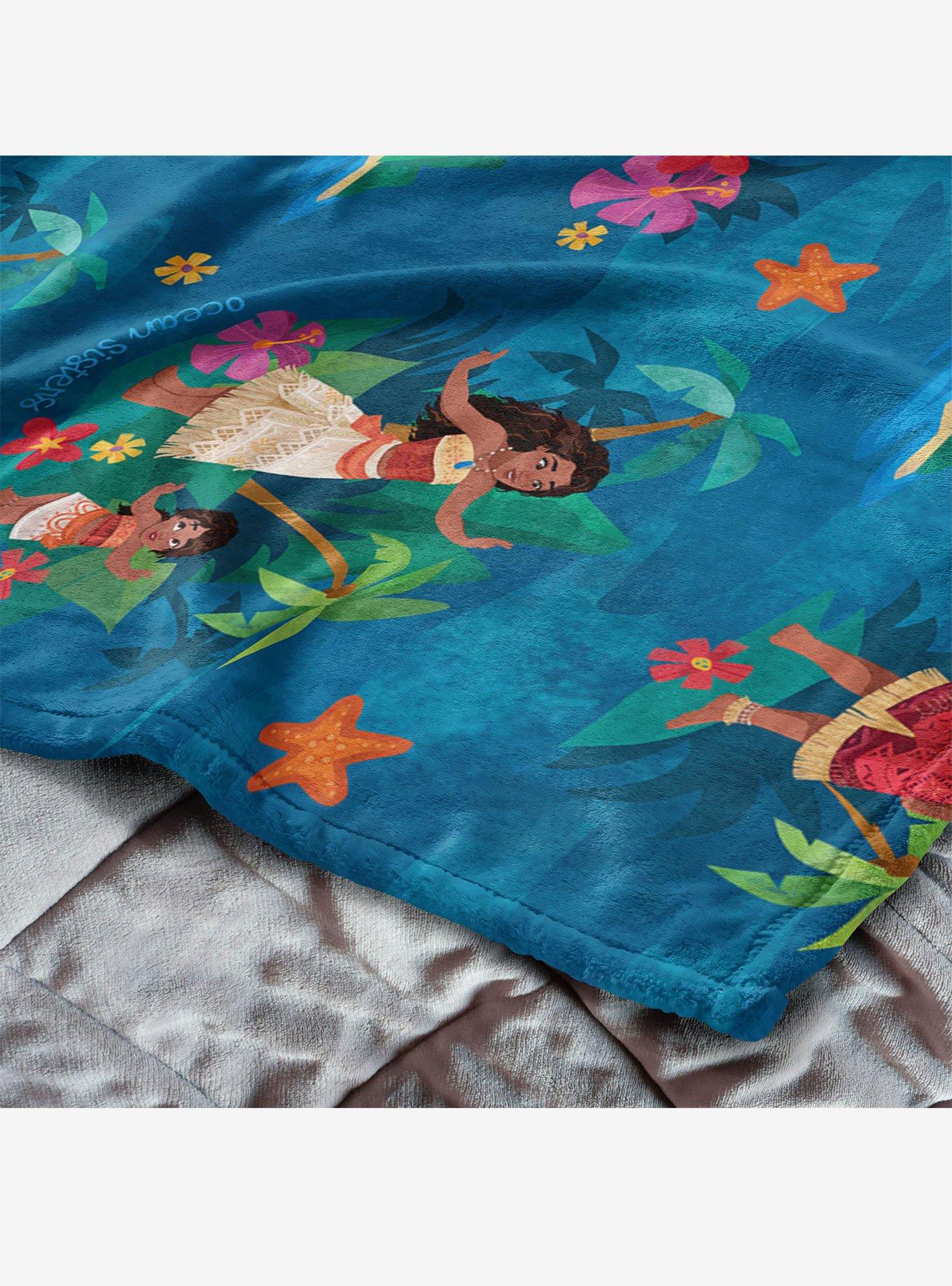 Disney Moana 2 Moana Simea Pattern 50" Silk Touch Throw Blanket, , alternate