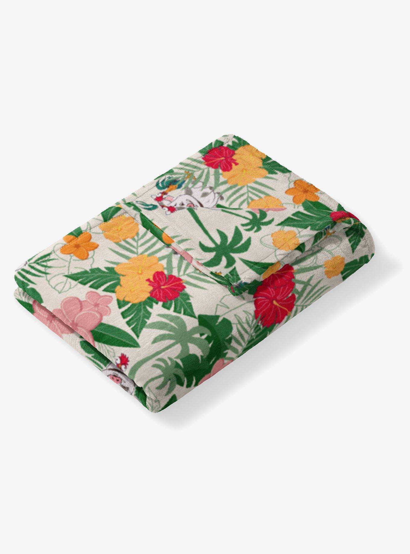 Disney Moana 2 Tropical Paradise 50" Silk Touch Throw Blanket, , alternate