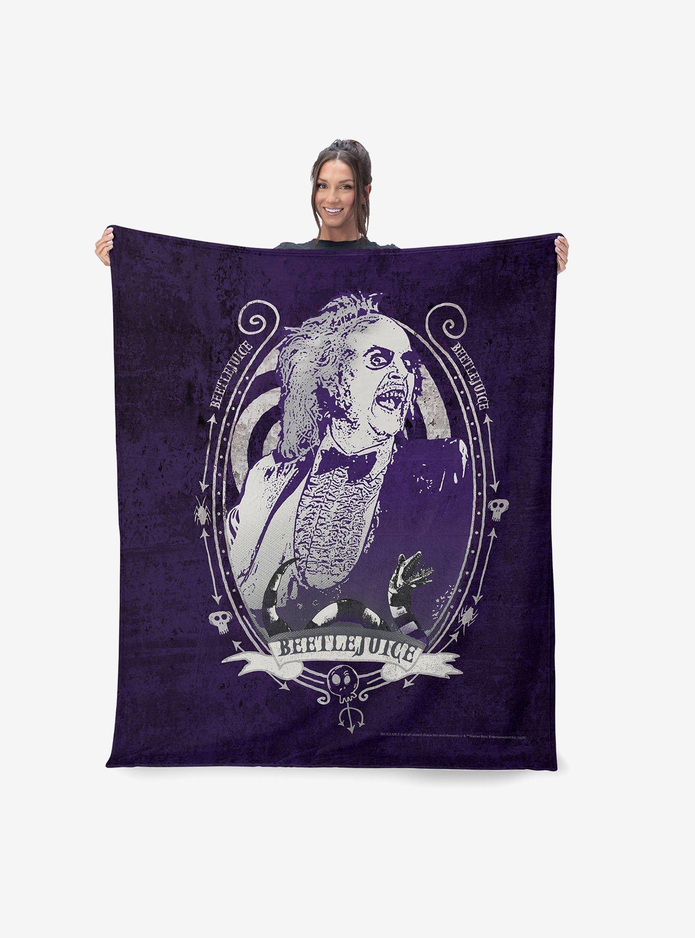 Beetlejuice Big Dark Room Silk Touch Throw Blanket, , hi-res