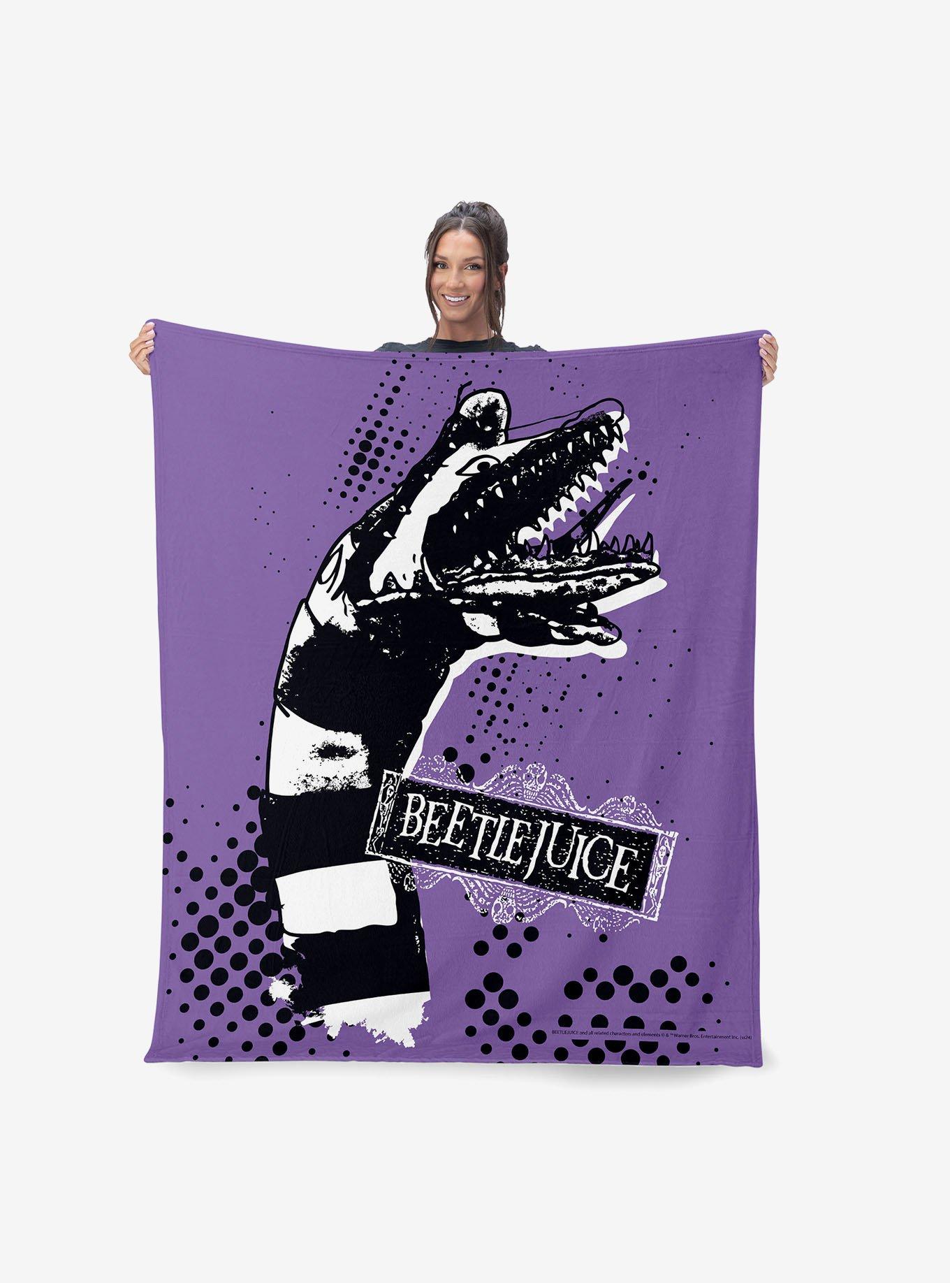 Beetlejuice I Hate Sandworms Silk Touch Throw Blanket, , hi-res