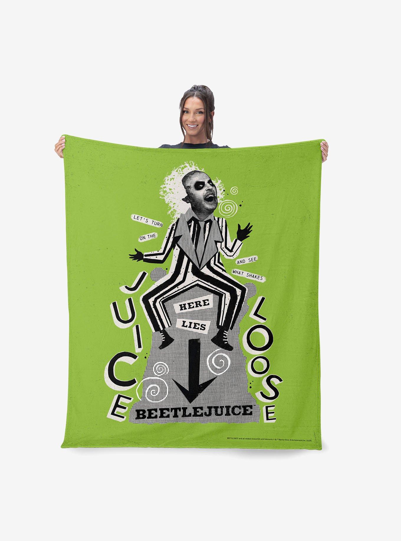 Beetlejuice Juice Is Loose Silk Touch Throw Blanket, , hi-res