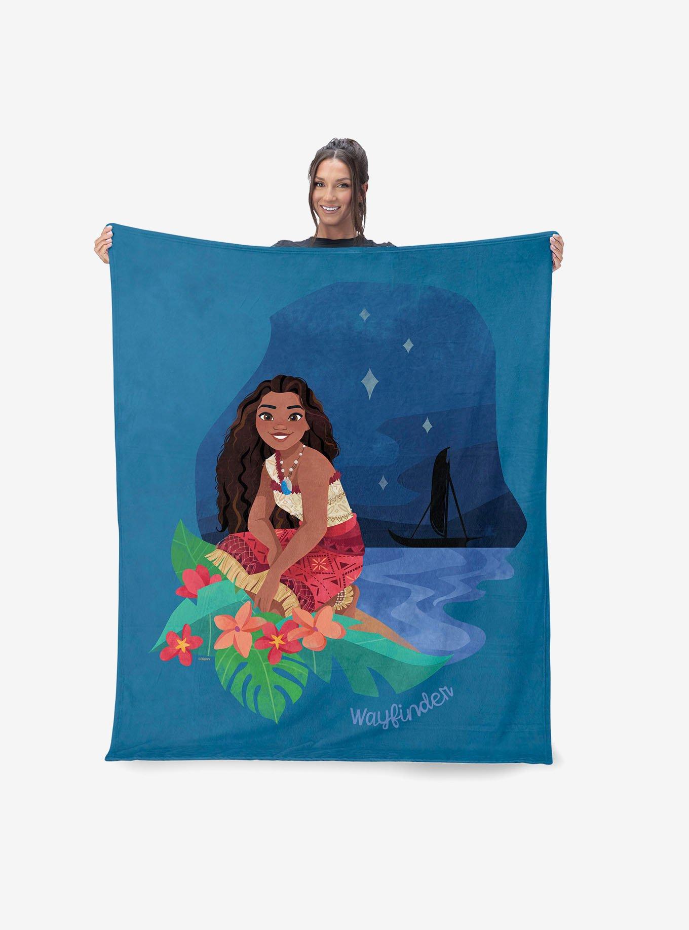 Disney Moana 2 Wayfinder Moana Silk Touch Sherpa Throw Blanket, , alternate