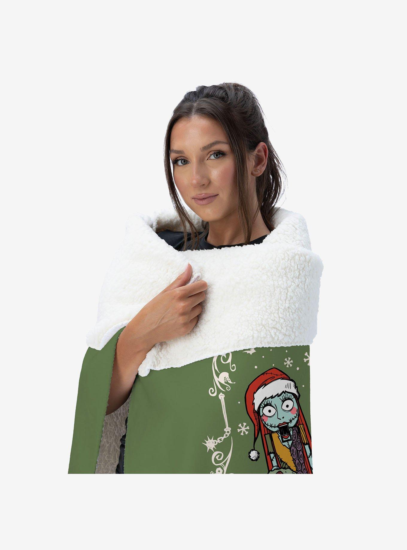 Disney Nightmare Before Christmas Holiday Nightmare Silk Touch Sherpa Throw Blanket, , hi-res