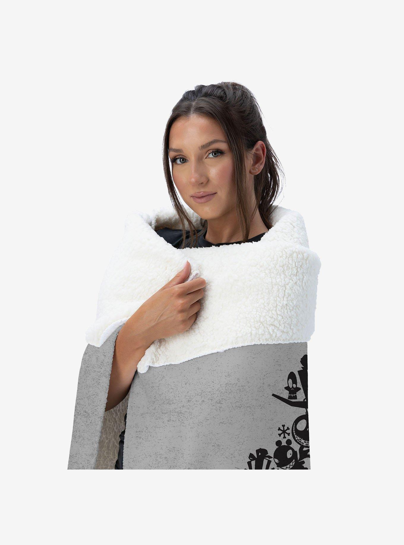 Disney Nightmare Before Christmas Nightmare Tree Silk Touch Sherpa Throw Blanket, , hi-res