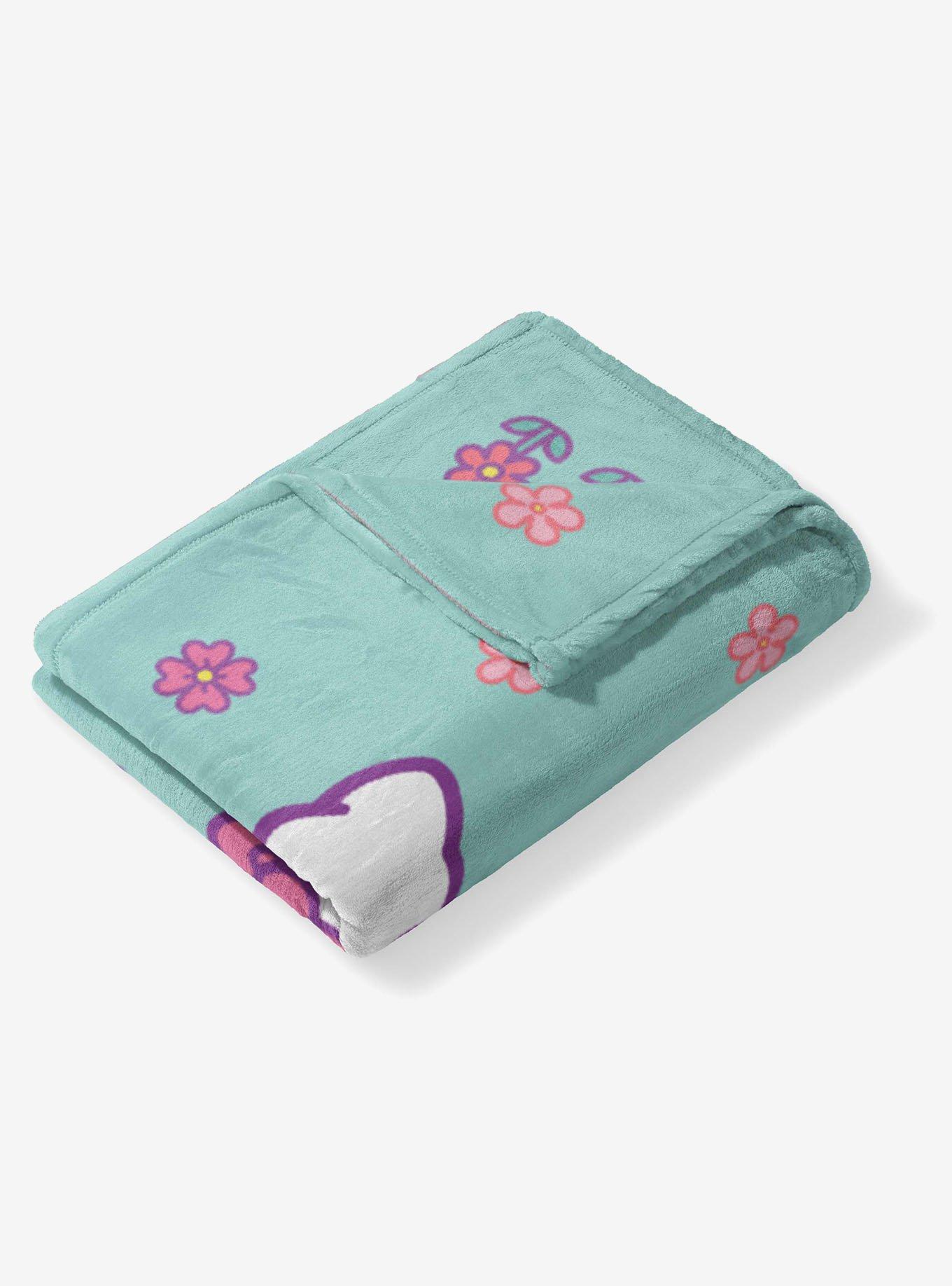 Sanrio Hello?Kitty?Falling Flowers Silk Touch Throw Blanket, , alternate