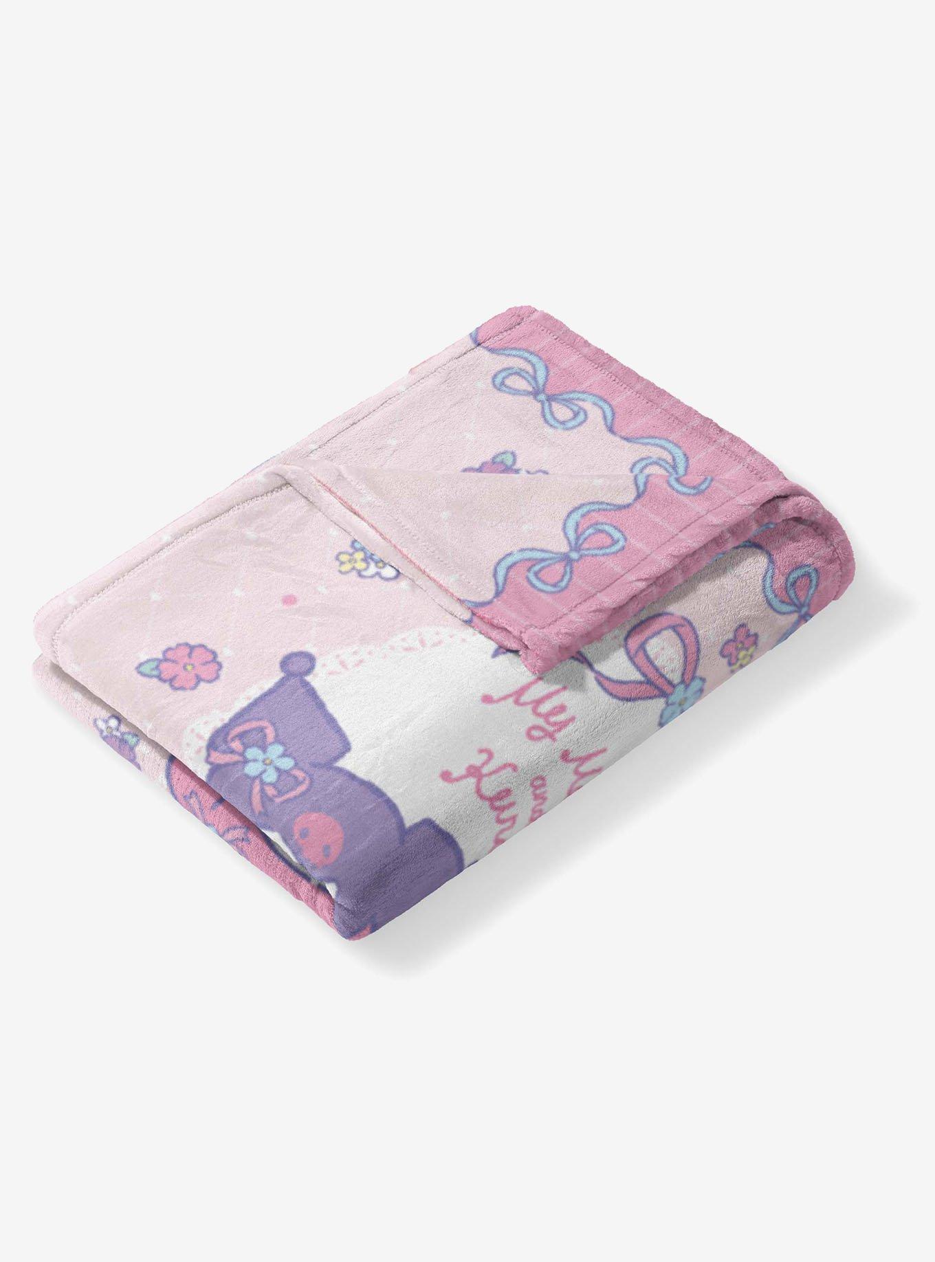 Sanrio My Melody Flower Friends Silk Touch Throw Blanket, , alternate