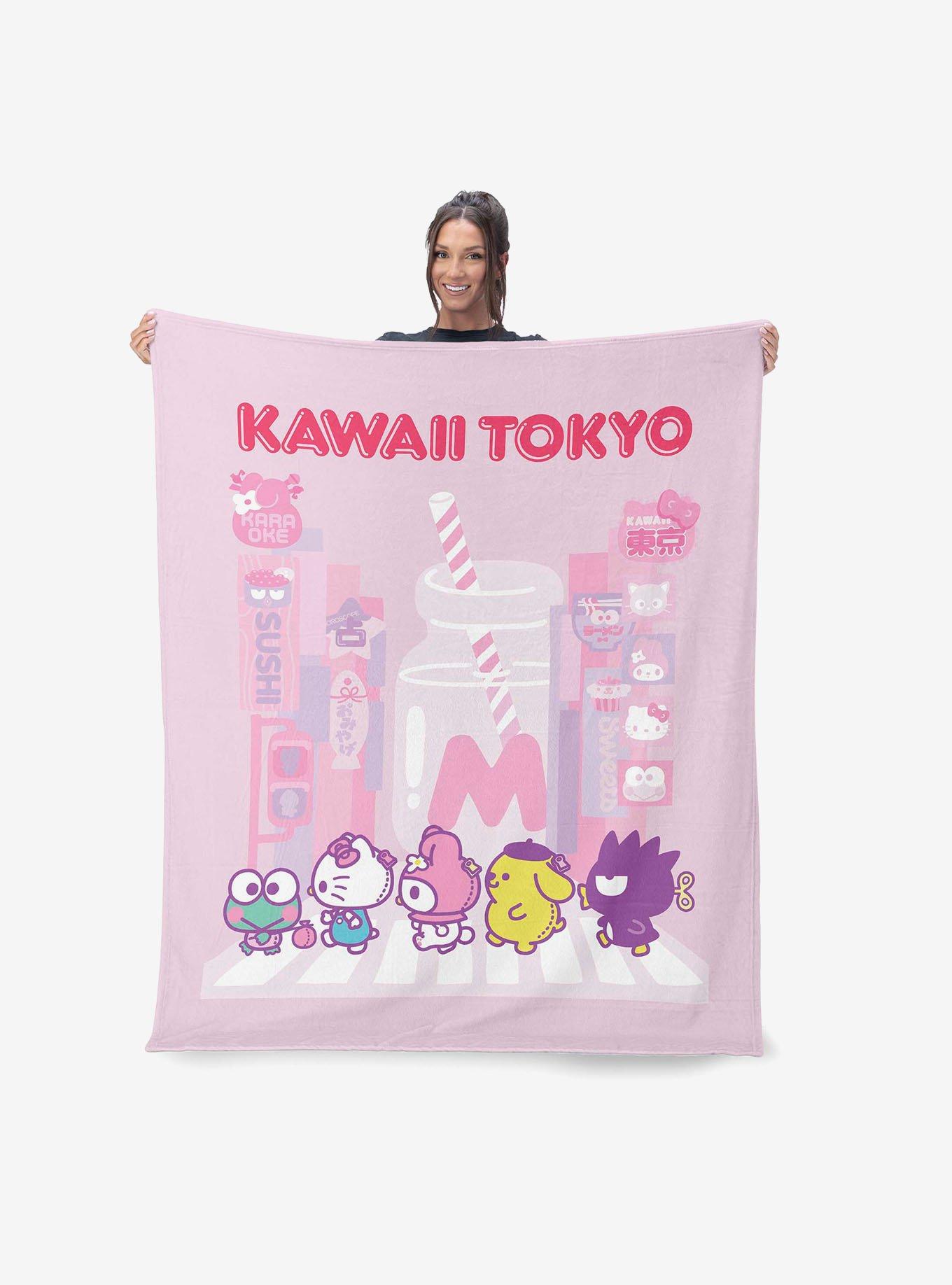 Sanrio Hello Kitty Kawaii Tokyo Silk Touch Throw Blanket, , hi-res