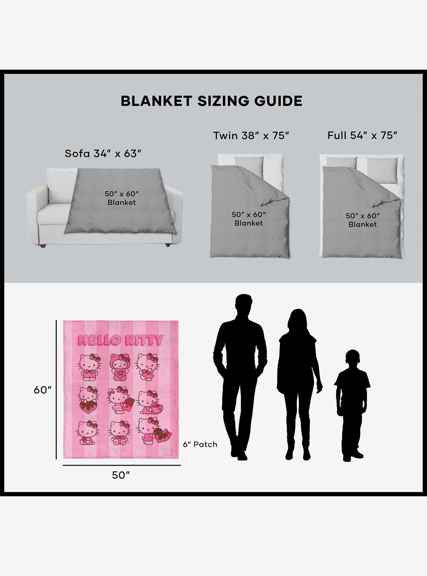 Sanrio Hello Kitty Sweetie Treats Silk Touch Throw Blanket, , alternate