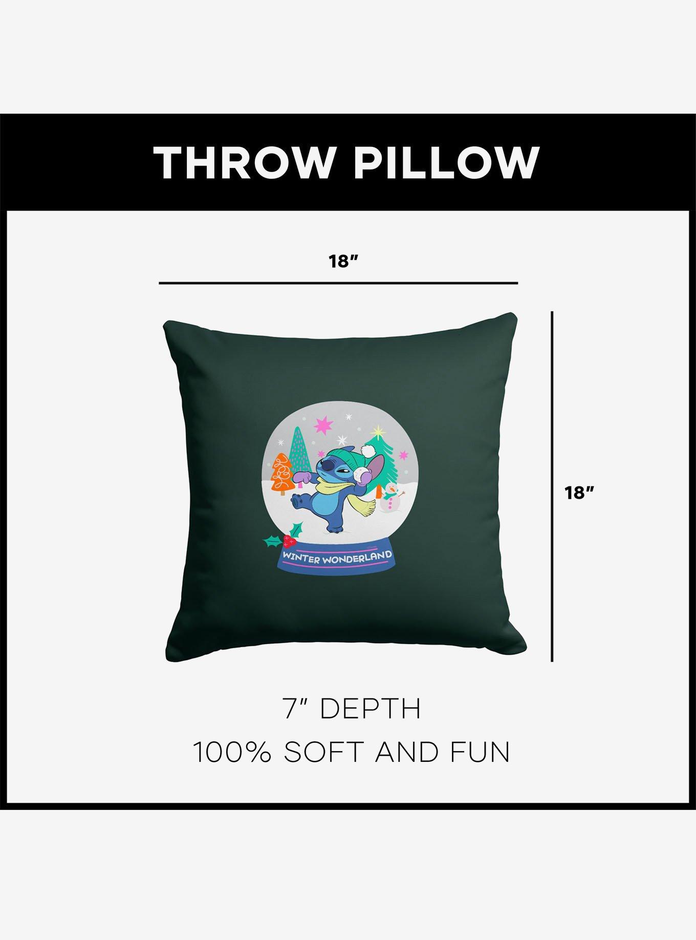 Disney Lilo & Stitch Stitch Wonderland Throw Pillow, , alternate