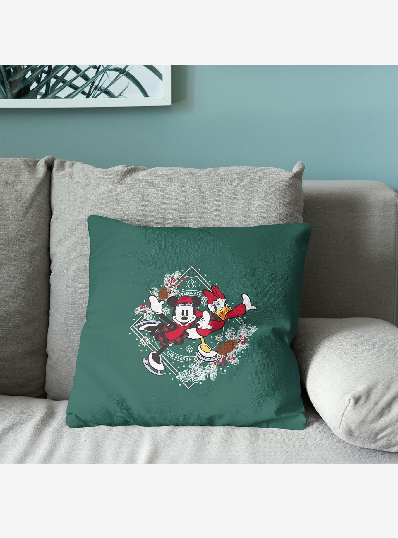 Disney Mickey & Friends Celebrate The Season Throw Pillow, , alternate