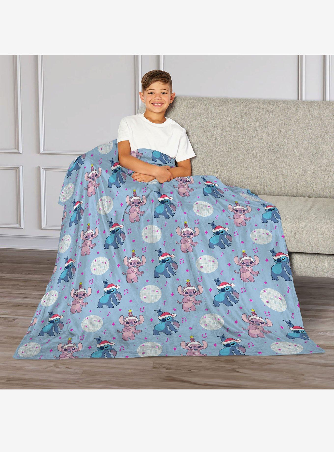 Disney Lilo & Stitch Disco Holiday 40" Silk Touch Throw Blanket, , alternate