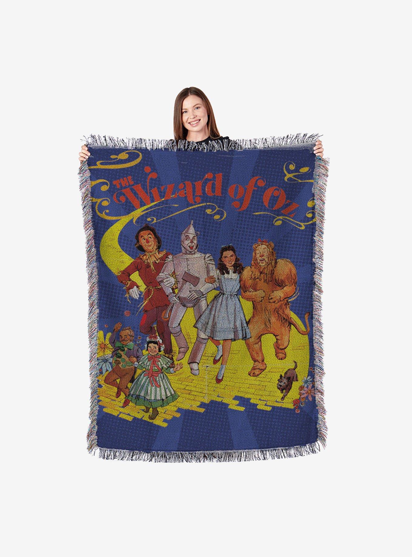 The Wizard of Oz Welcome to Oz Tapestry Throw Blanket, , hi-res