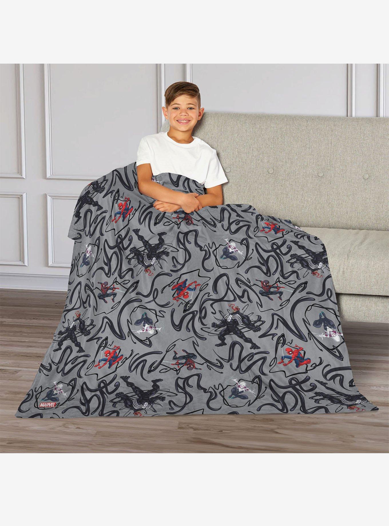 Marvel Spider-Man Spidey Venom Pattern 40" Silk Touch Throw Blanket, , alternate