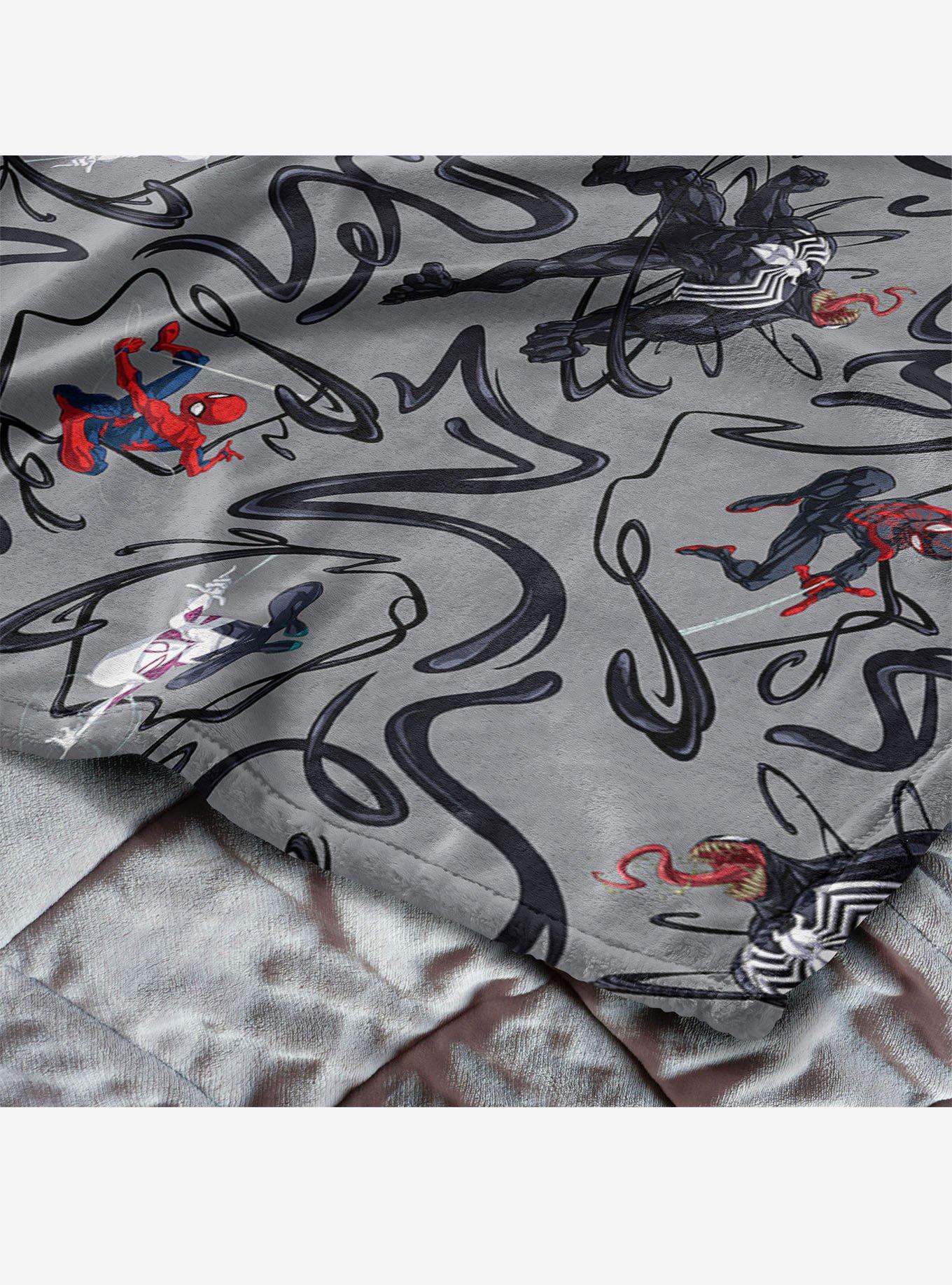 Marvel Spider-Man Spidey Venom Pattern 40" Silk Touch Throw Blanket, , alternate