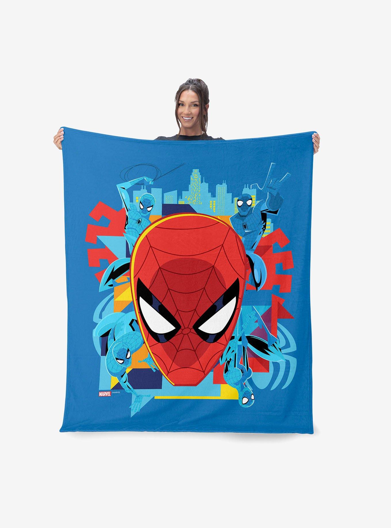 Marvel Spider-Man Wall Crawler 40" Silk Touch Throw Blanket, , hi-res