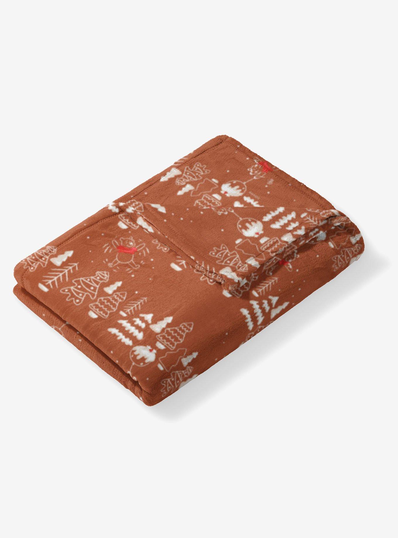 Disney Winnie the Pooh Gingerbread Pooh 40" Silk Touch Throw Blanket, , alternate