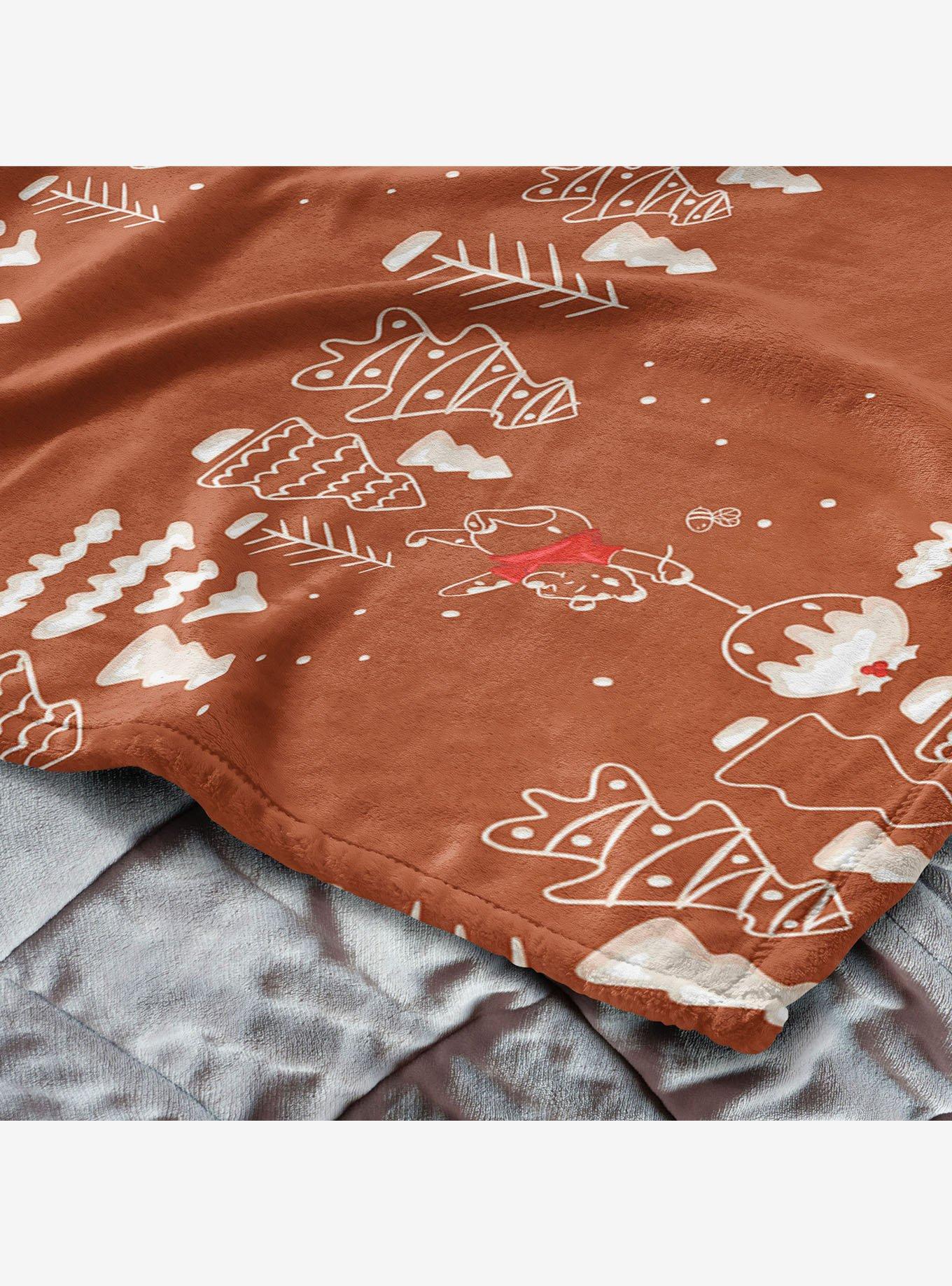 Disney Winnie the Pooh Gingerbread Pooh 40" Silk Touch Throw Blanket, , alternate