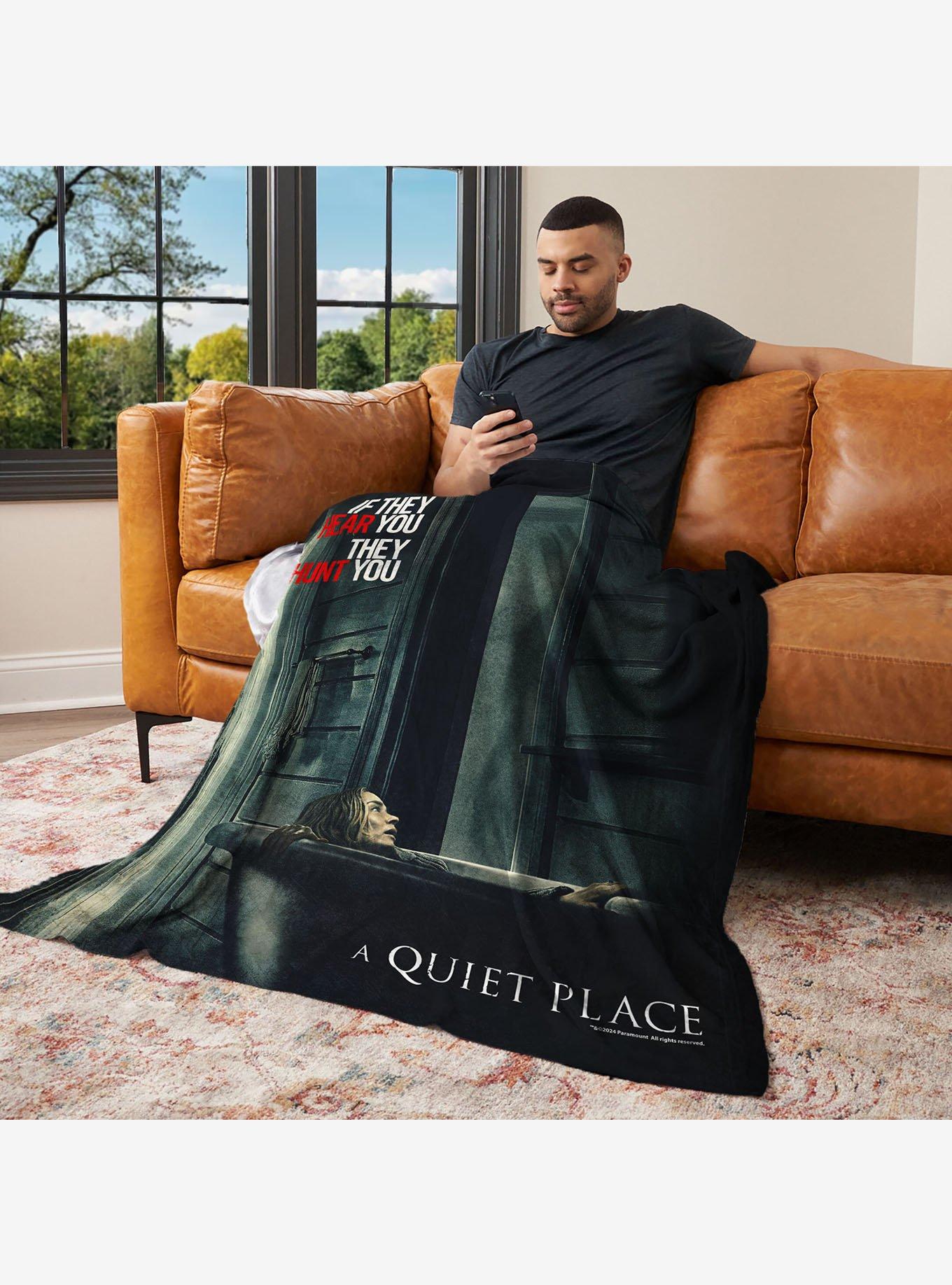 A Quiet Place Hiding Silk Touch Throw Blanket, , alternate