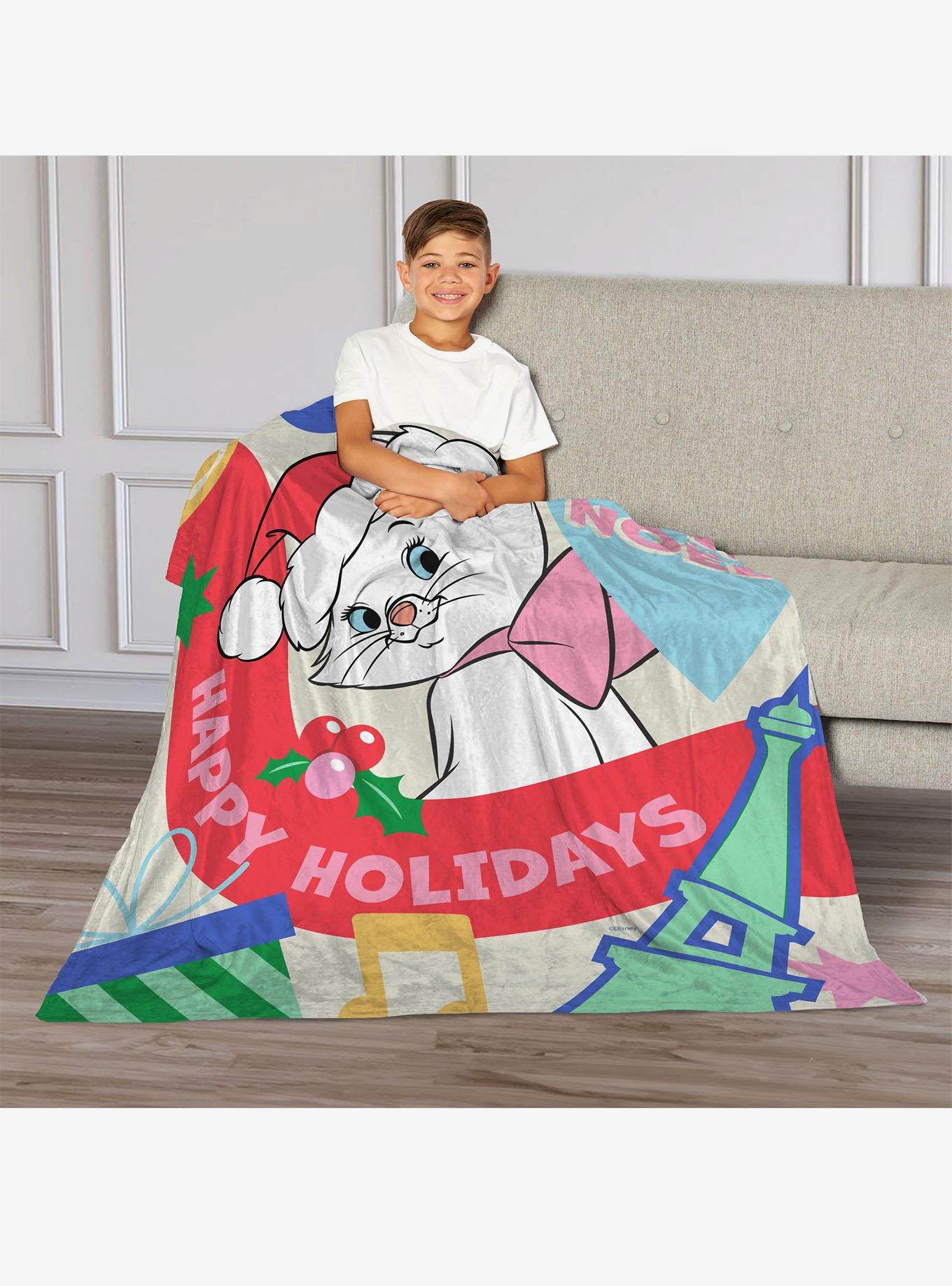 Disney Aristocats Bon Noel 50" Silk Touch Throw Blanket, , alternate