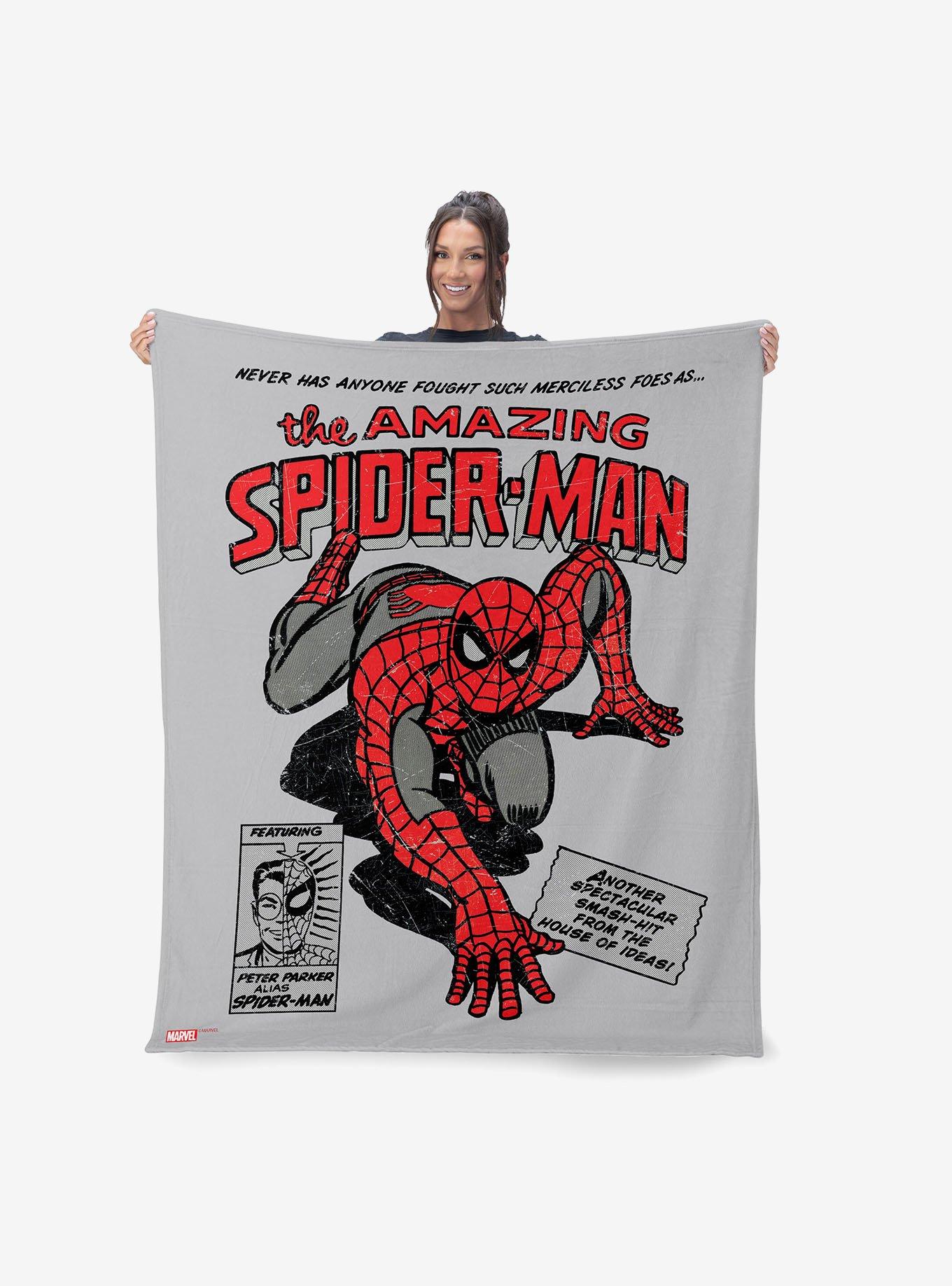 Marvel Spider-Man Peter Parker Alias Silk Touch Throw Blanket, , hi-res