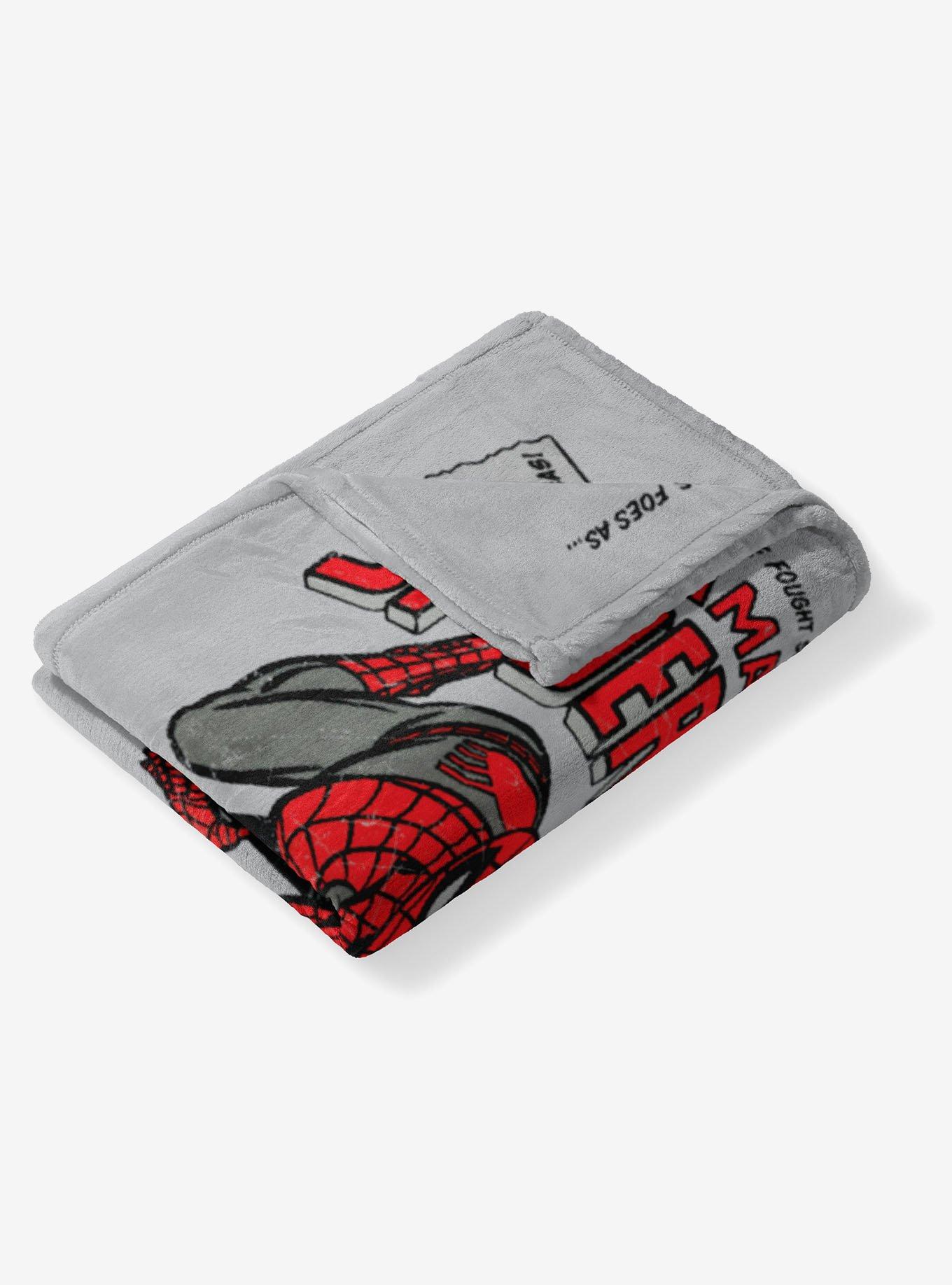 Marvel Spider-Man Peter Parker Alias Silk Touch Throw Blanket, , alternate