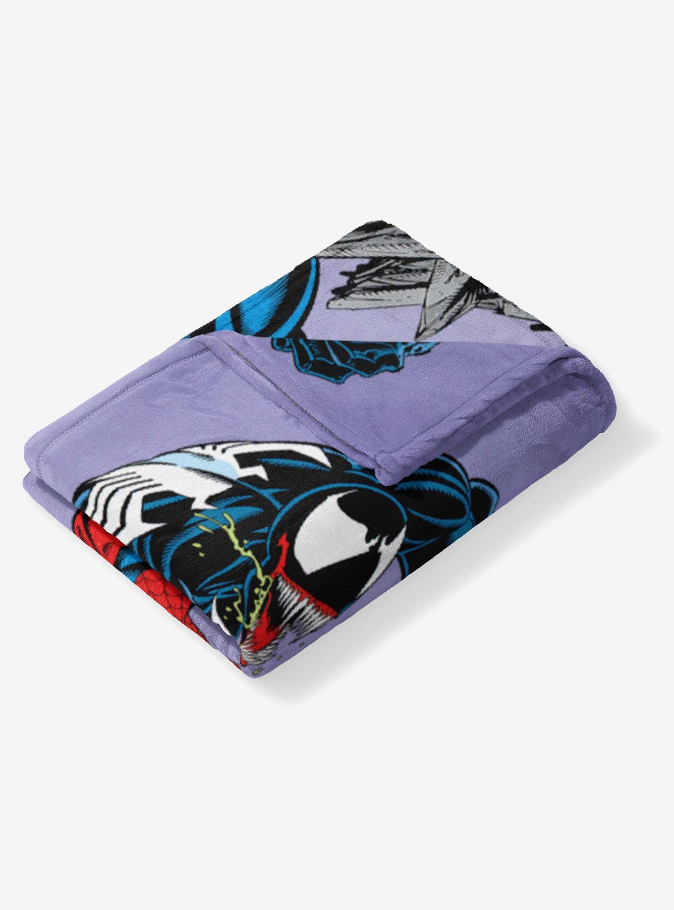 Marvel Spider-Man Peter Venom Spidey Fight Silk Touch Throw Blanket, , alternate