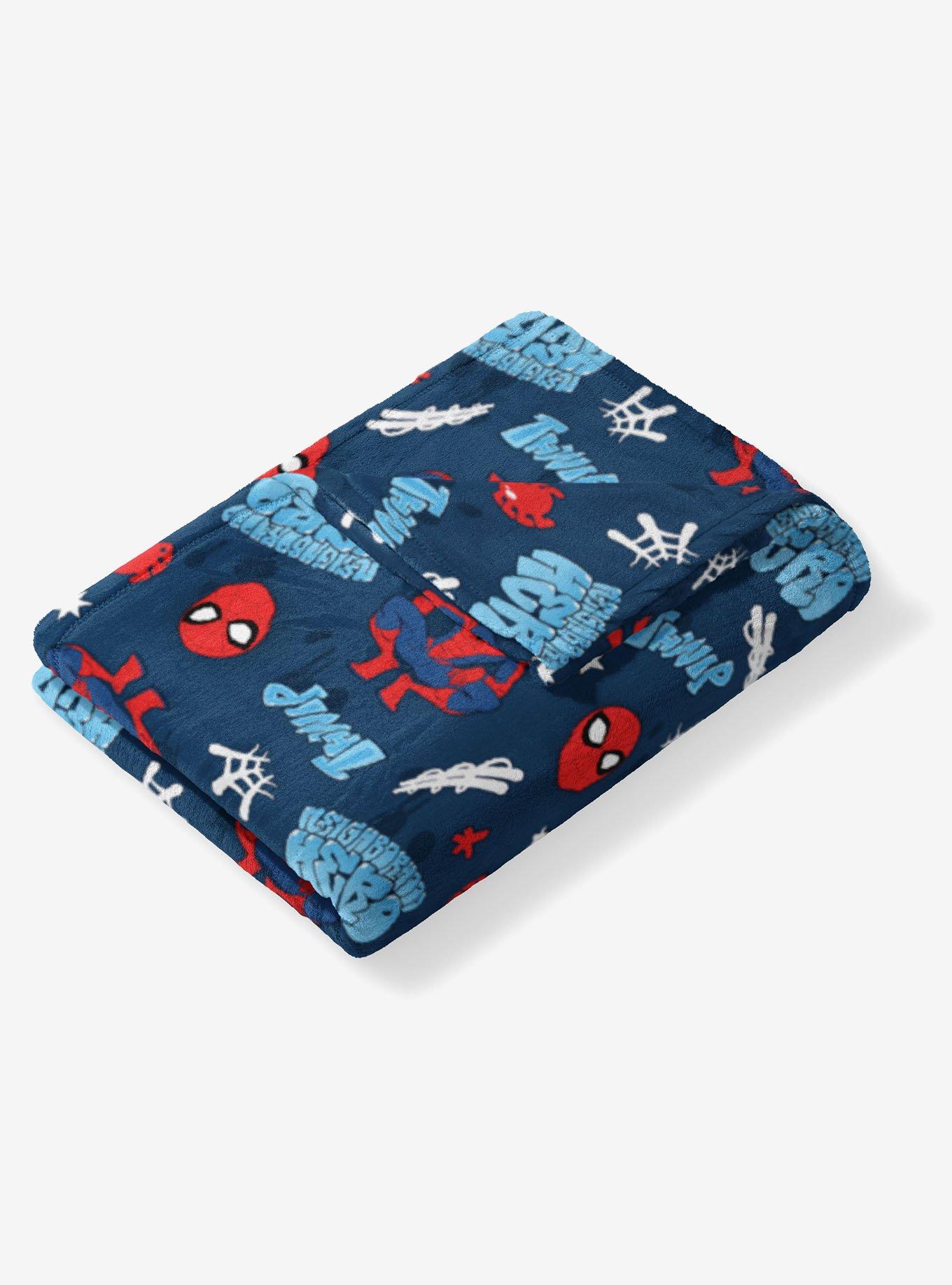 Marvel Spider-Man Thwip Pattern 50" Silk Touch Throw Blanket, , alternate