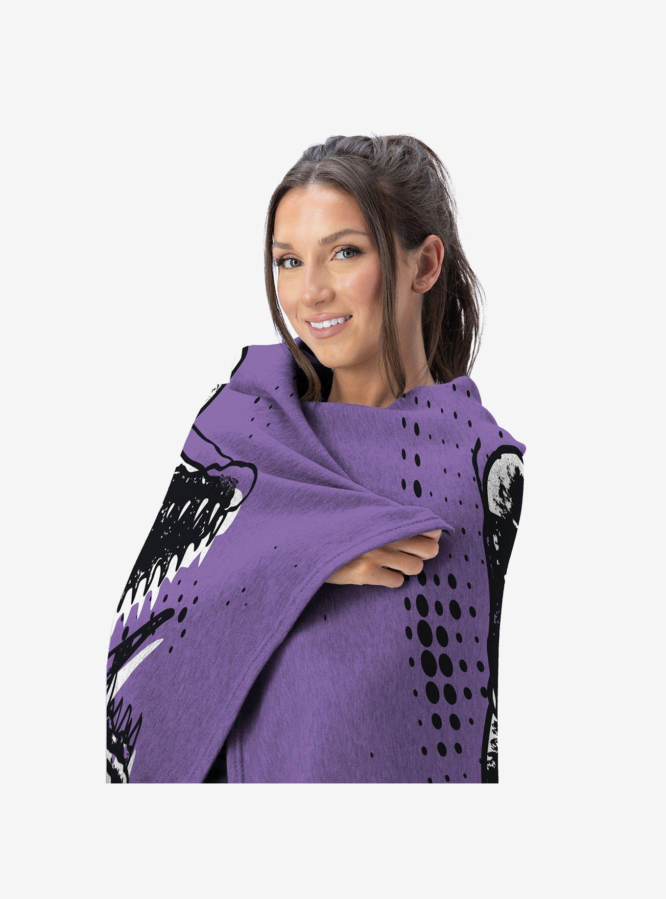 Beetlejuice I Hate Sandworms Silk Touch Throw Blanket, , alternate