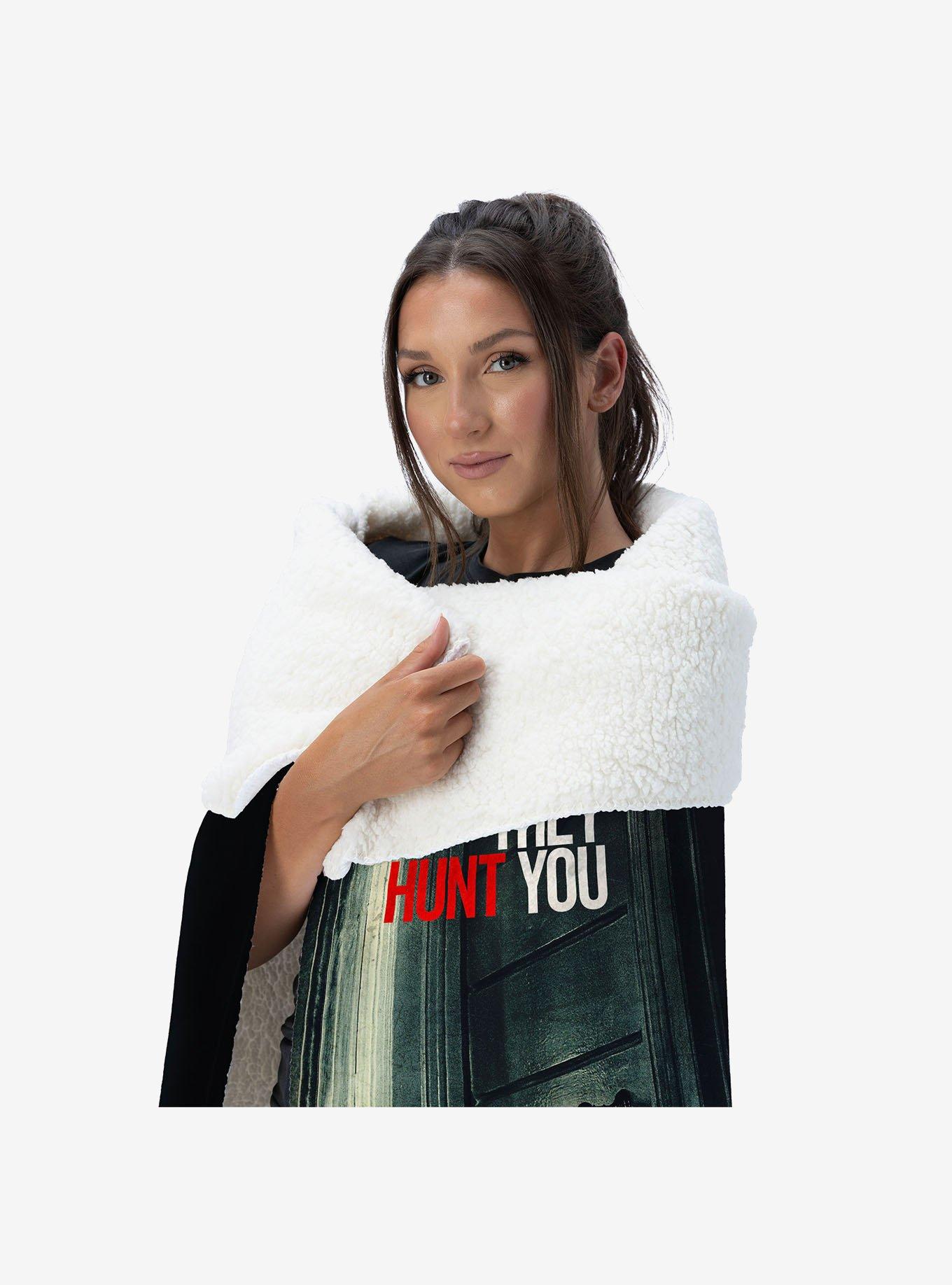 A Quiet Place Hiding Silk Touch Sherpa Throw Blanket, , hi-res