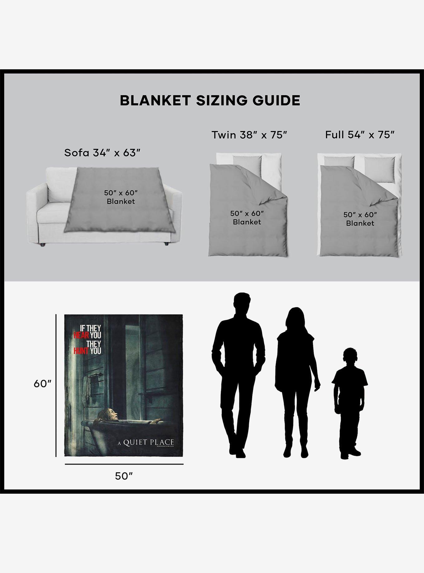 A Quiet Place Hiding Silk Touch Sherpa Throw Blanket, , alternate
