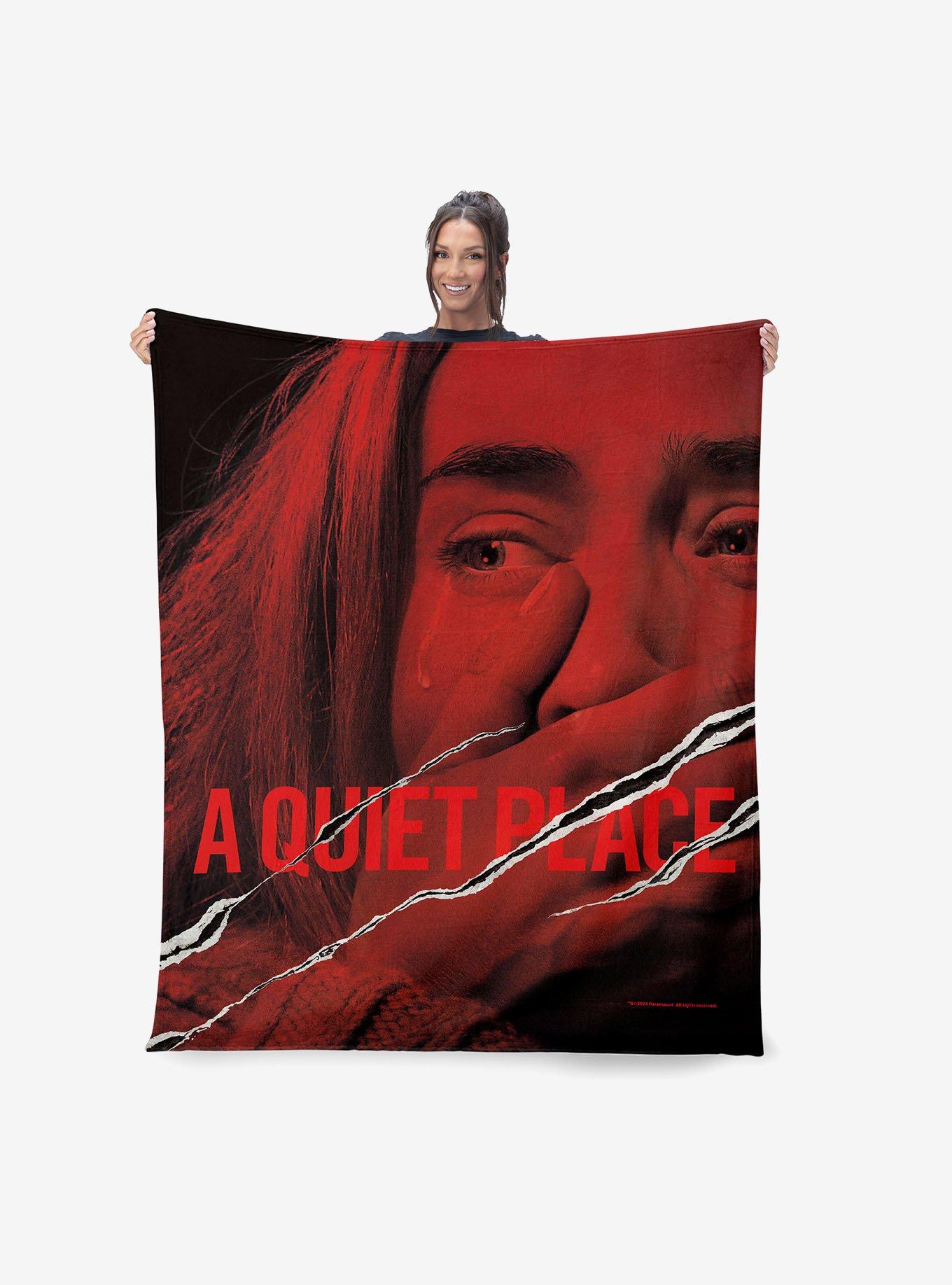 A Quiet Place Movie Poster Silk Touch Sherpa Throw Blanket, , alternate