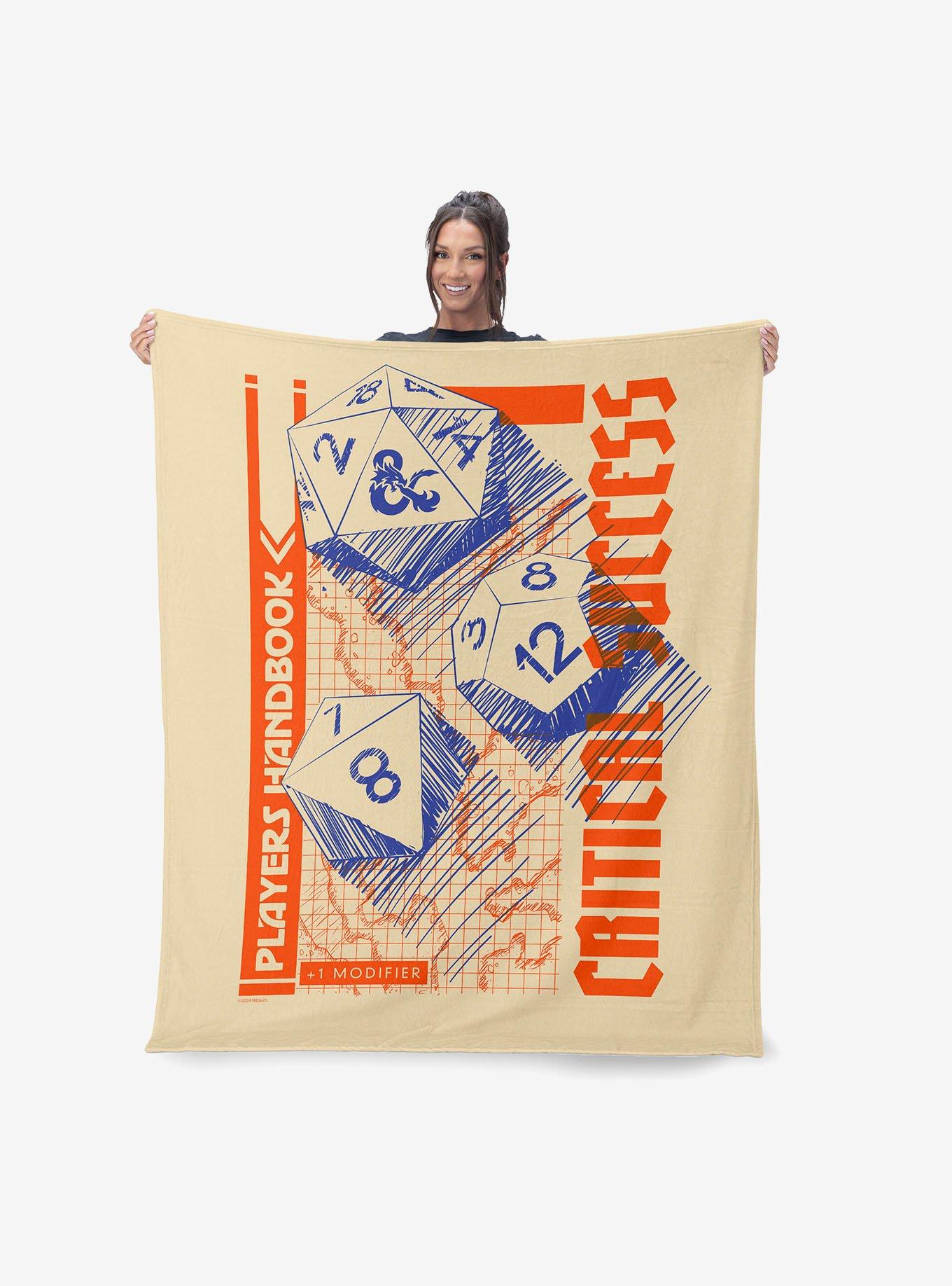 Dungeons & Dragons Critical Success Silk Touch Sherpa Throw Blanket, , alternate