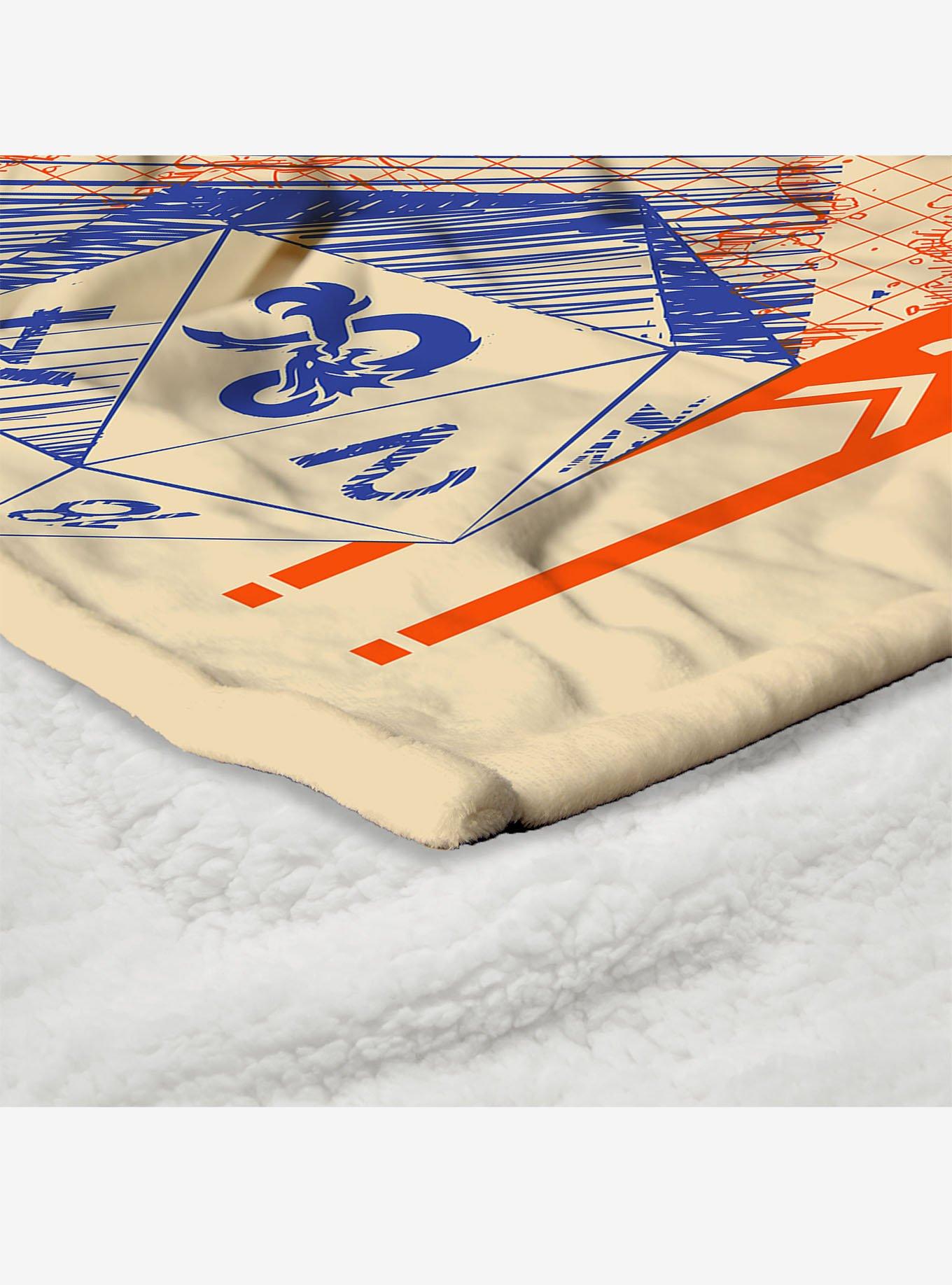 Dungeons & Dragons Critical Success Silk Touch Sherpa Throw Blanket, , alternate