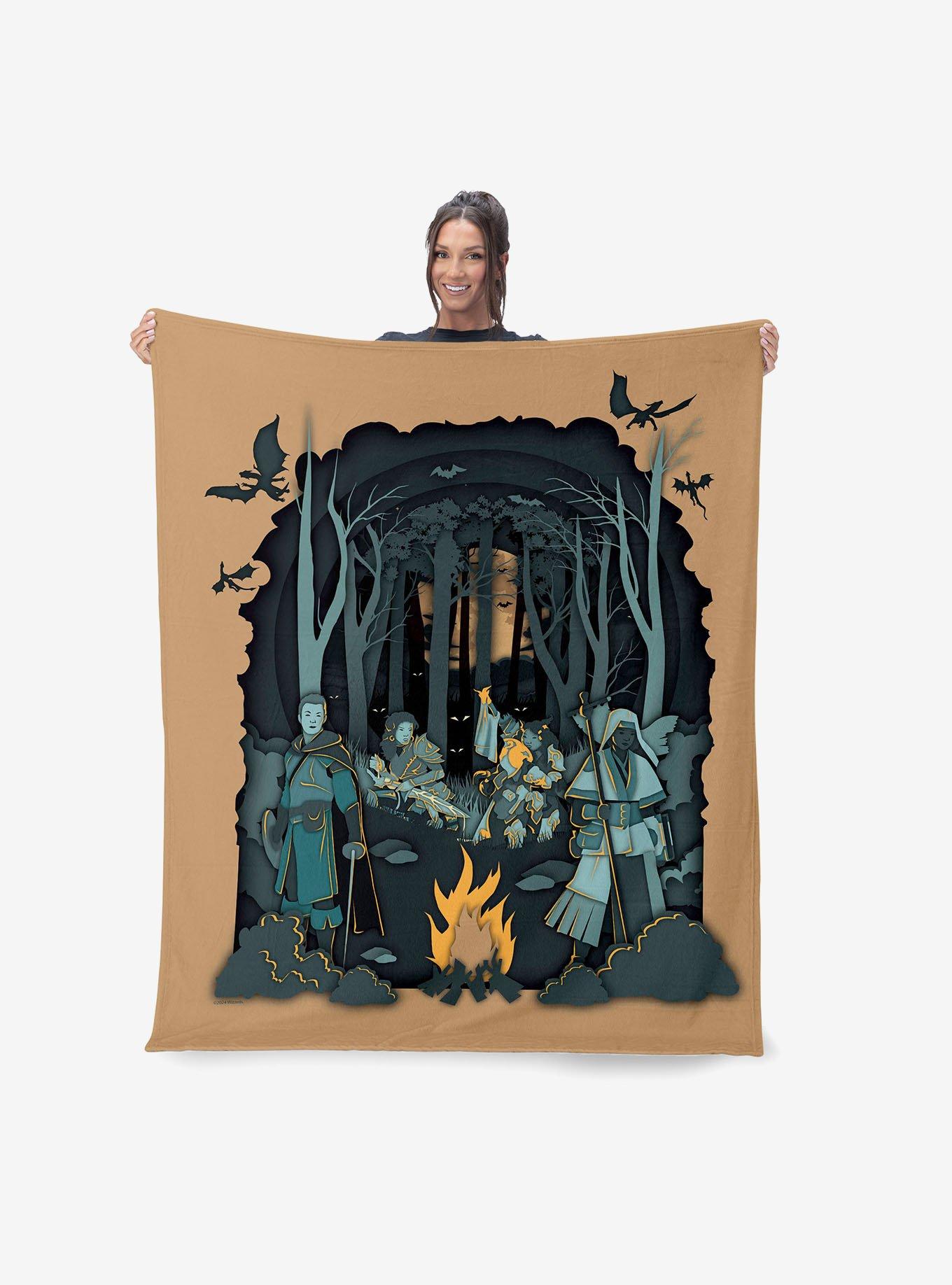 Dungeons & Dragons Scenic Route Silk Touch Sherpa Throw Blanket, , alternate