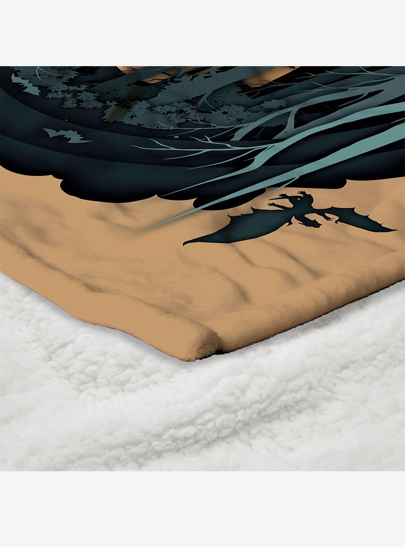 Dungeons & Dragons Scenic Route Silk Touch Sherpa Throw Blanket, , alternate