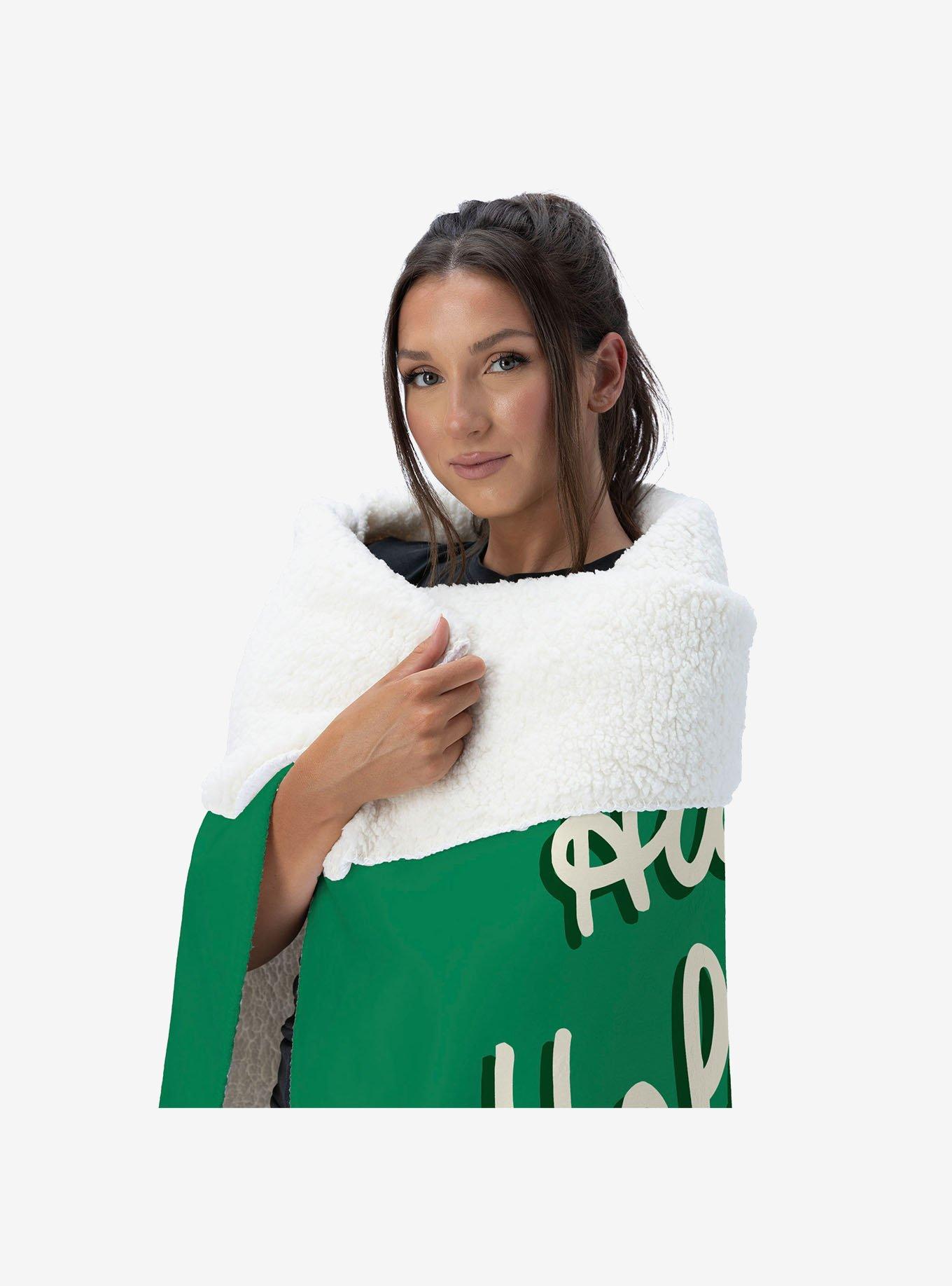 Disney Mickey Mouse Sleigh Mickey Silk Touch Sherpa Throw Blanket, , alternate