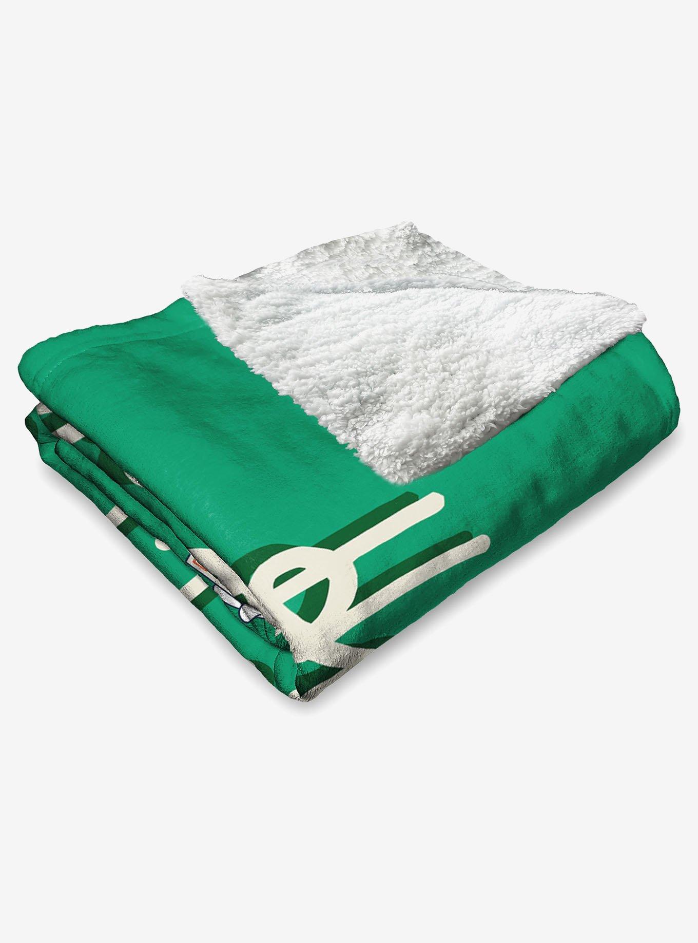 Disney Mickey Mouse Sleigh Mickey Silk Touch Sherpa Throw Blanket, , alternate