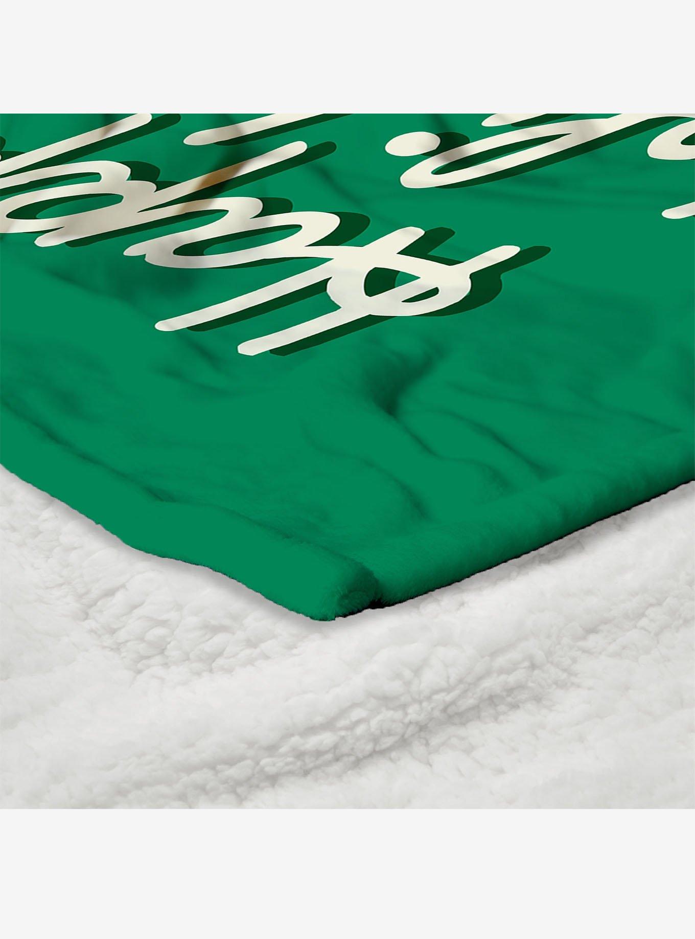 Disney Mickey Mouse Sleigh Mickey Silk Touch Sherpa Throw Blanket, , alternate