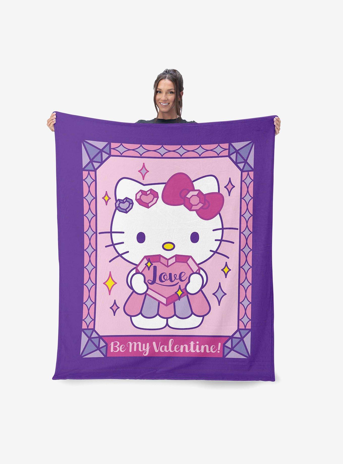 Sanrio Hello Kitty Valentines Love Silk Touch Throw Blanket, , hi-res