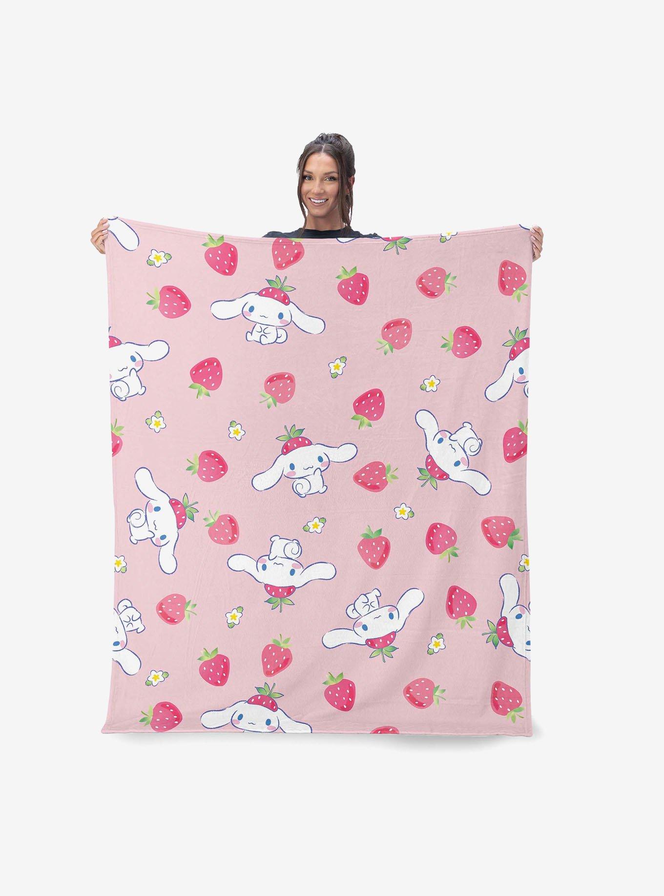 Sanrio Cinnamoroll Berry Pattern Silk Touch Throw Blanket, , hi-res