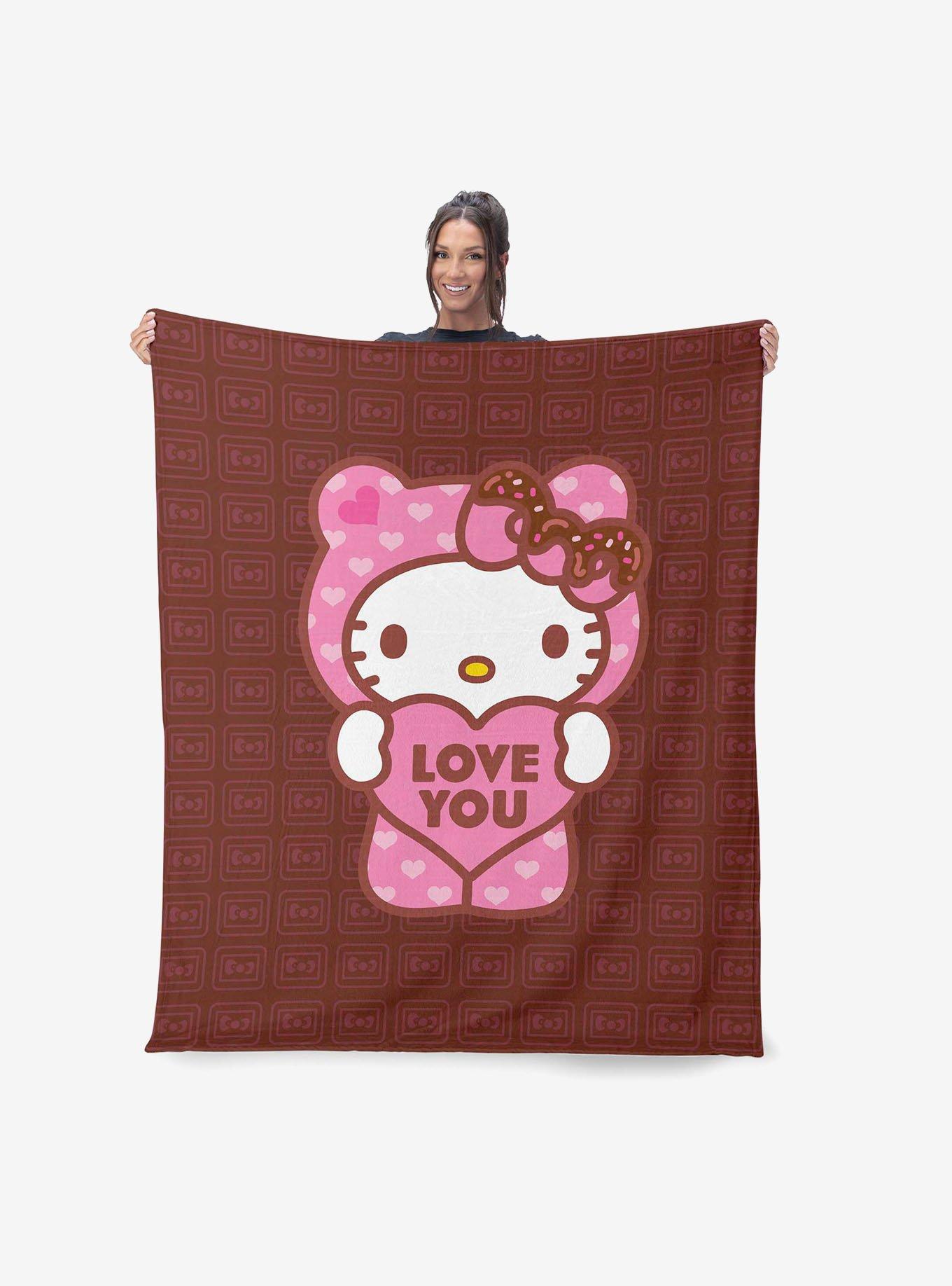 Sanrio Hello Kitty Chocokitty Silk Touch Throw Blanket, , hi-res