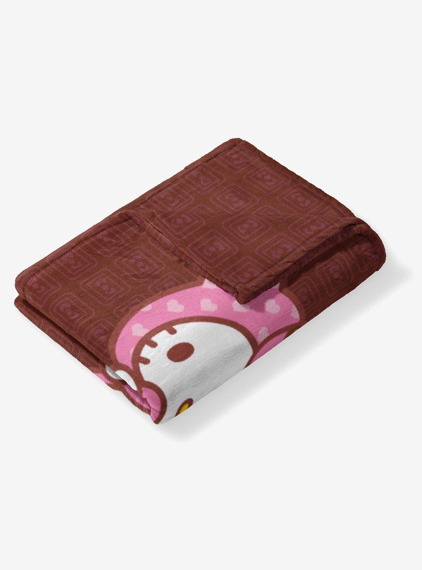 Sanrio Hello Kitty Chocokitty Silk Touch Throw Blanket, , alternate