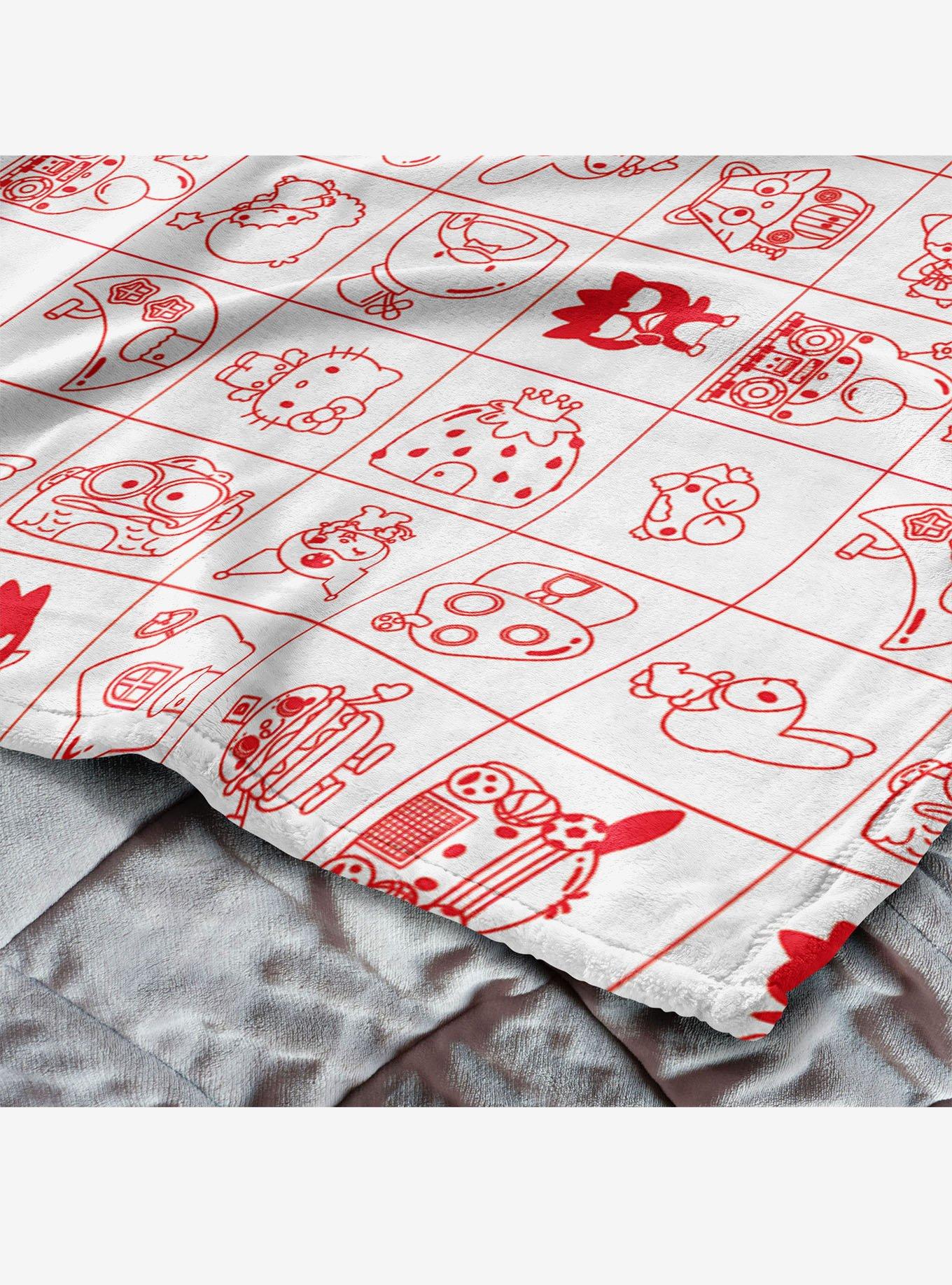 Sanrio Hello Kitty & Friends Hello Friends Silk Touch Throw Blanket, , alternate