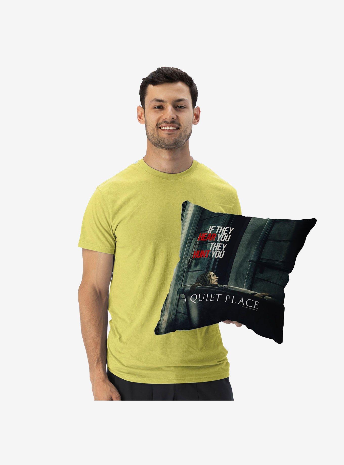 A Quiet Place Hiding Throw Pillow, , alternate